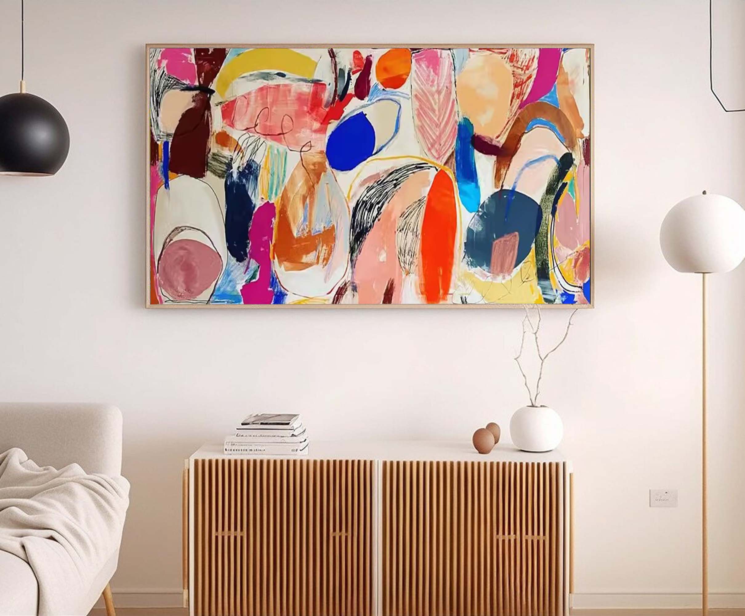 Abstract Canvas Art #AB062