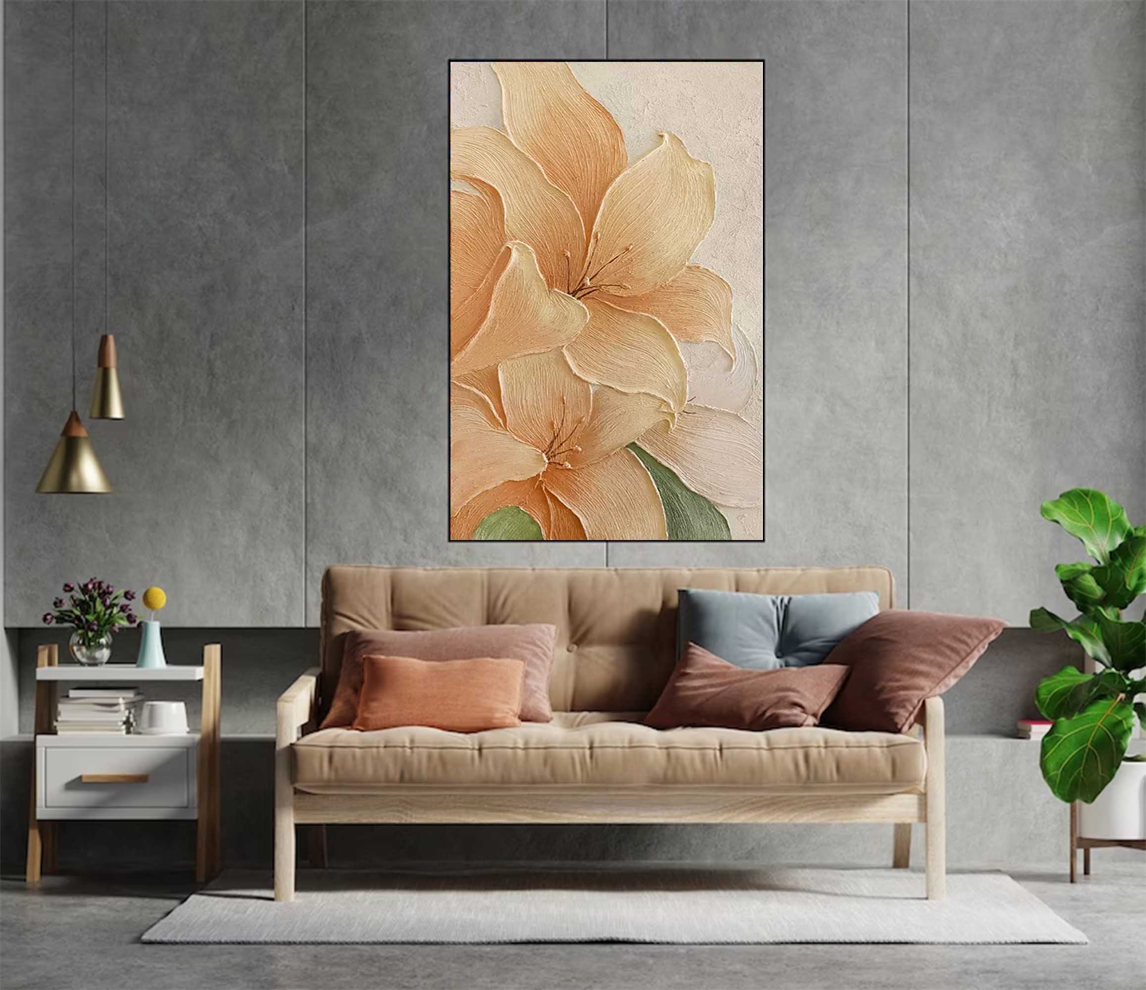 Flower Canvas Art #FL010