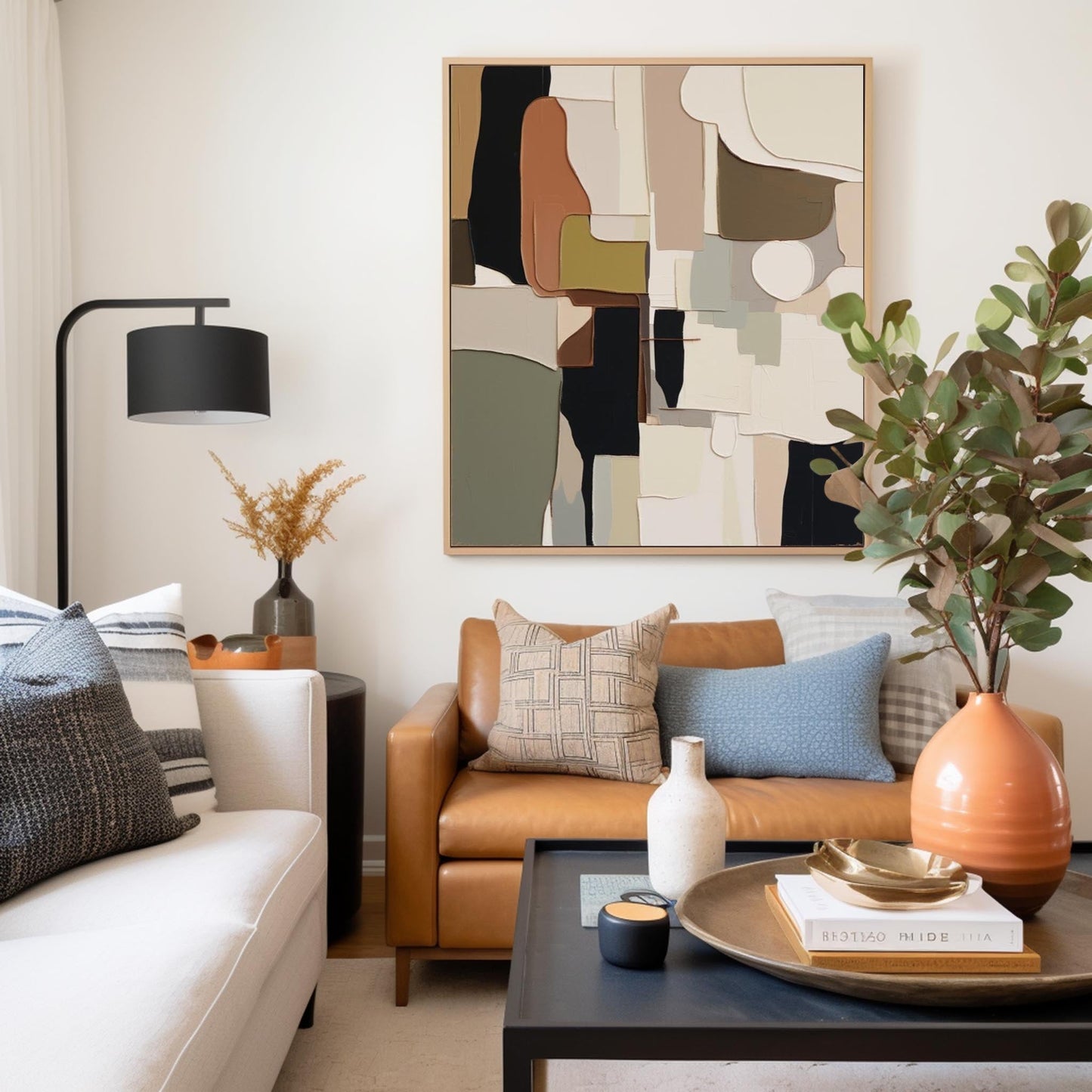 Earthscape Forms - Organic Modern Textured Abstract Art in Neutrals