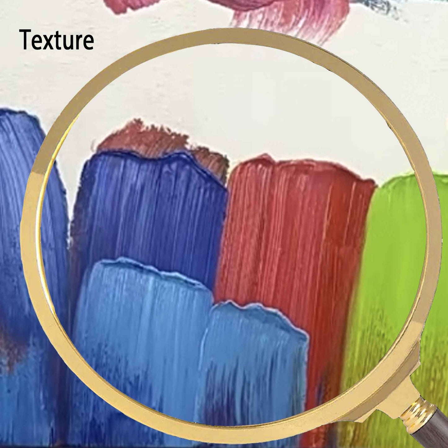 Color Valley - Abstract Landscape Painting Colorful Canvas Art