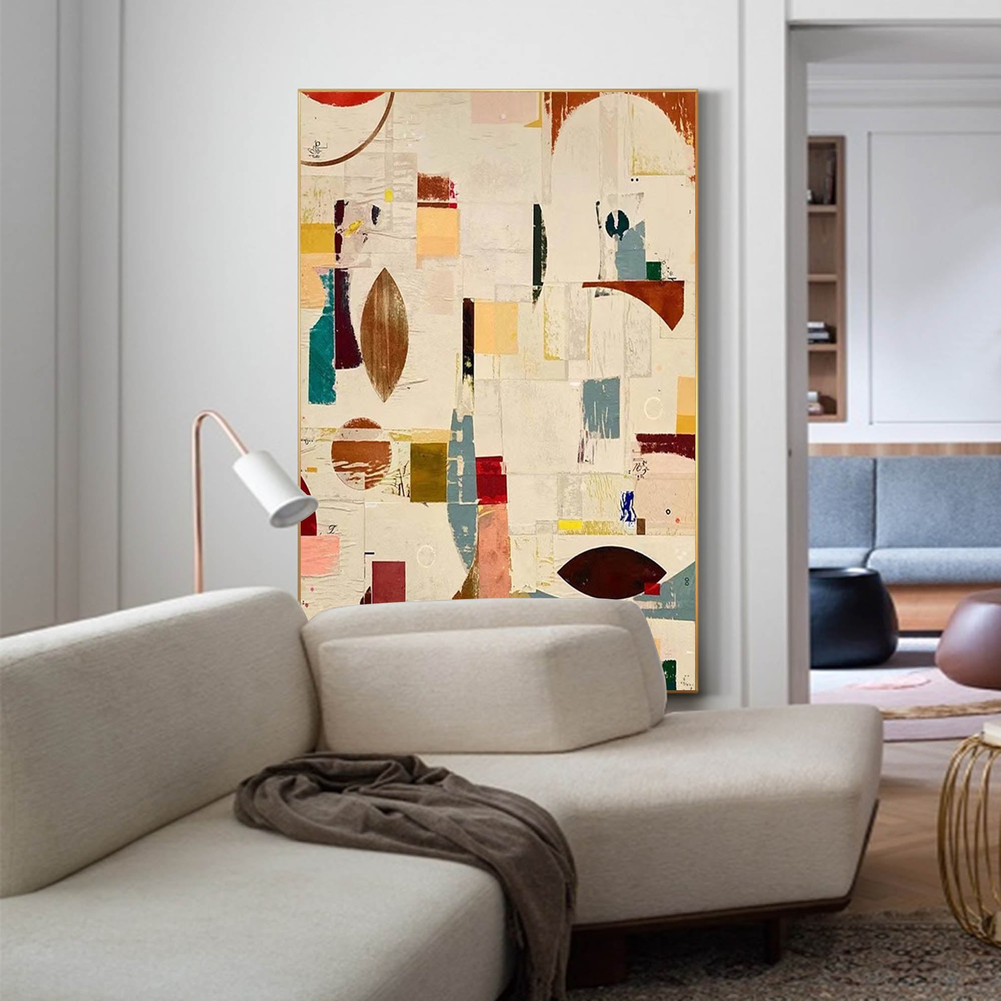Geometric Canvas Art #GE001