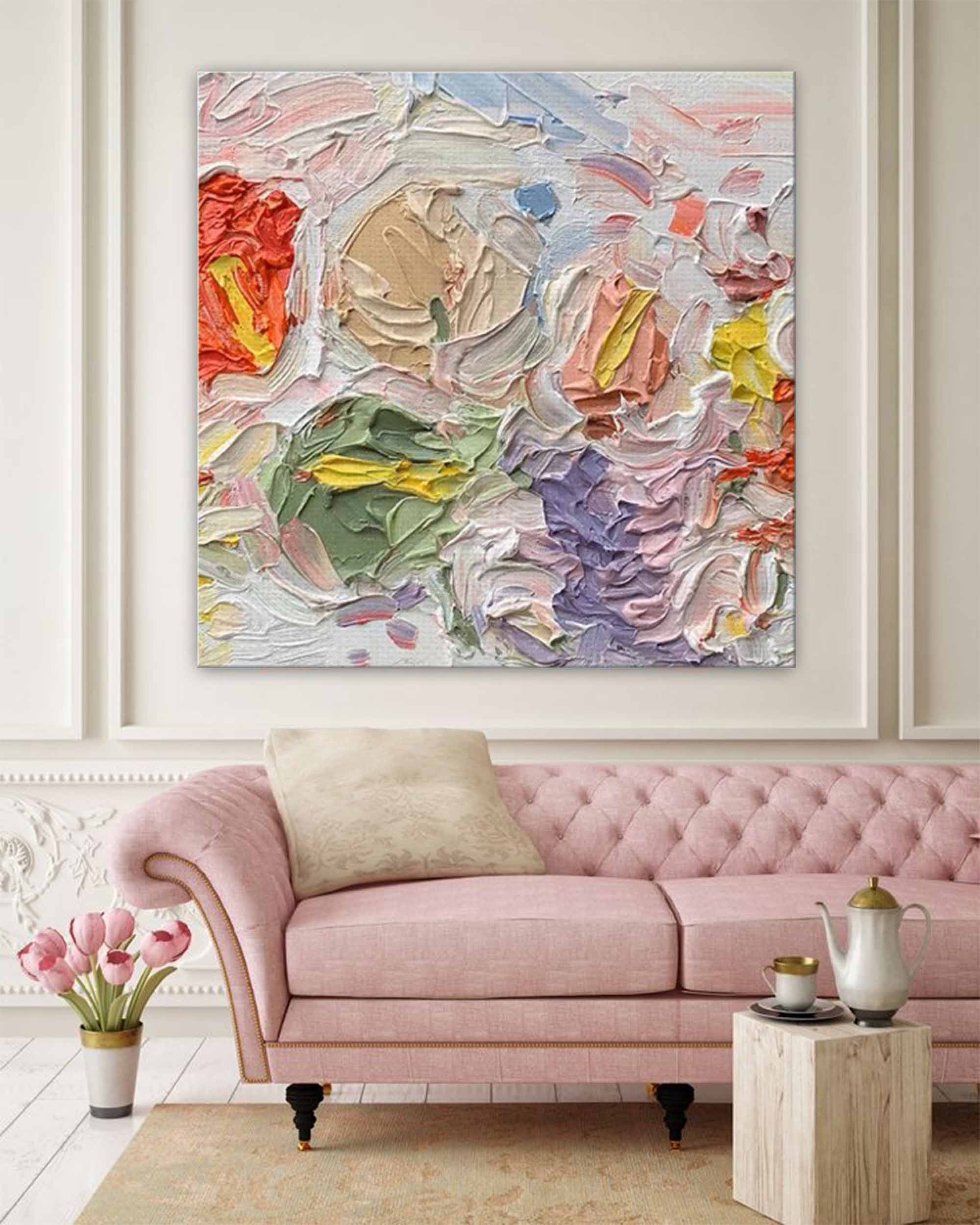Abstract Canvas Art #AB087