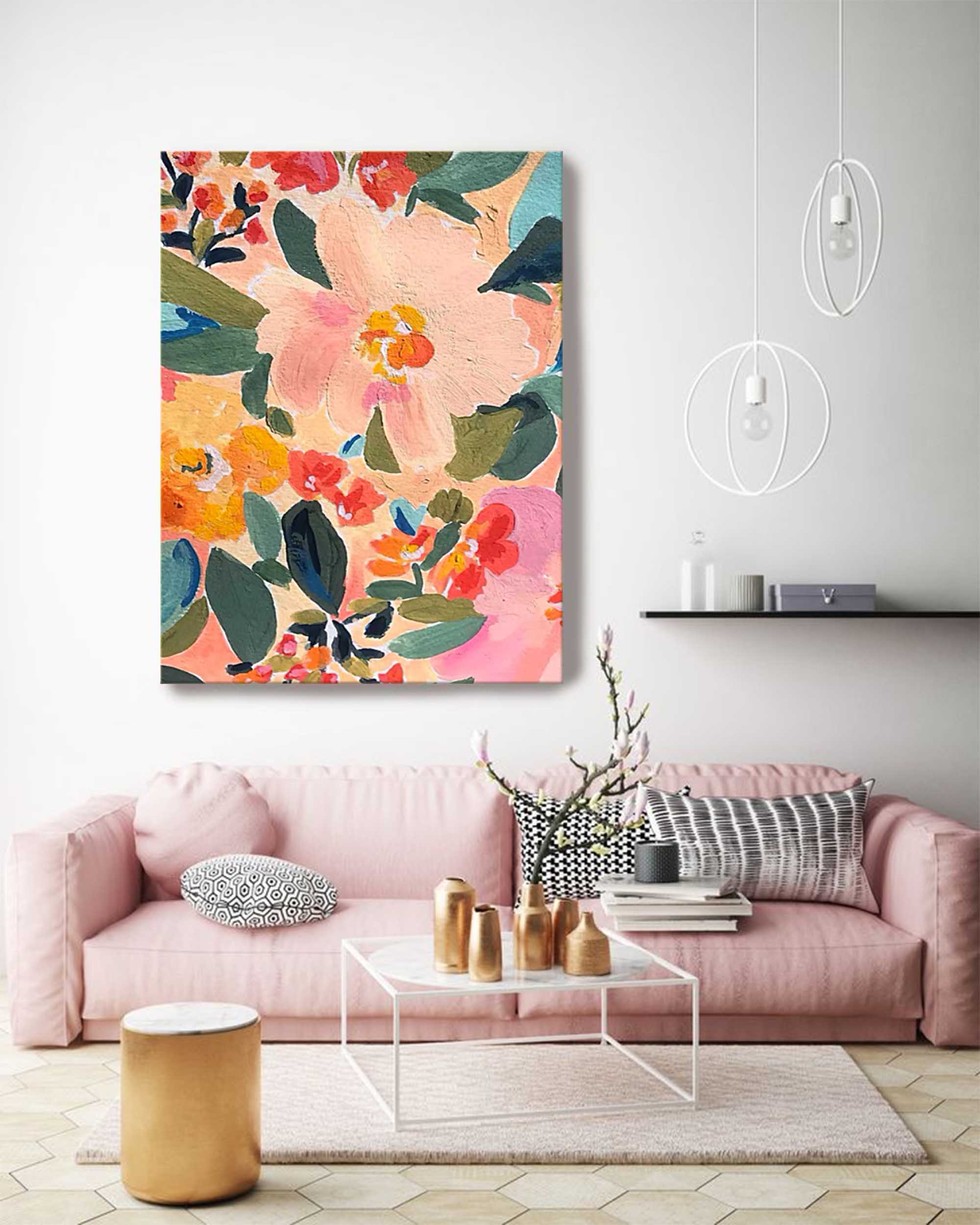 Flower Canvas Art #FL001