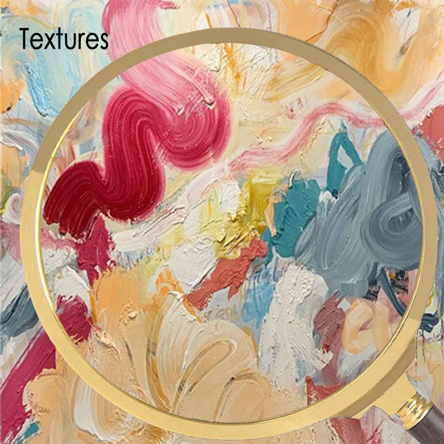 Rhythmic Flow - Abstract Wall Art Paintings Colorful Canvas