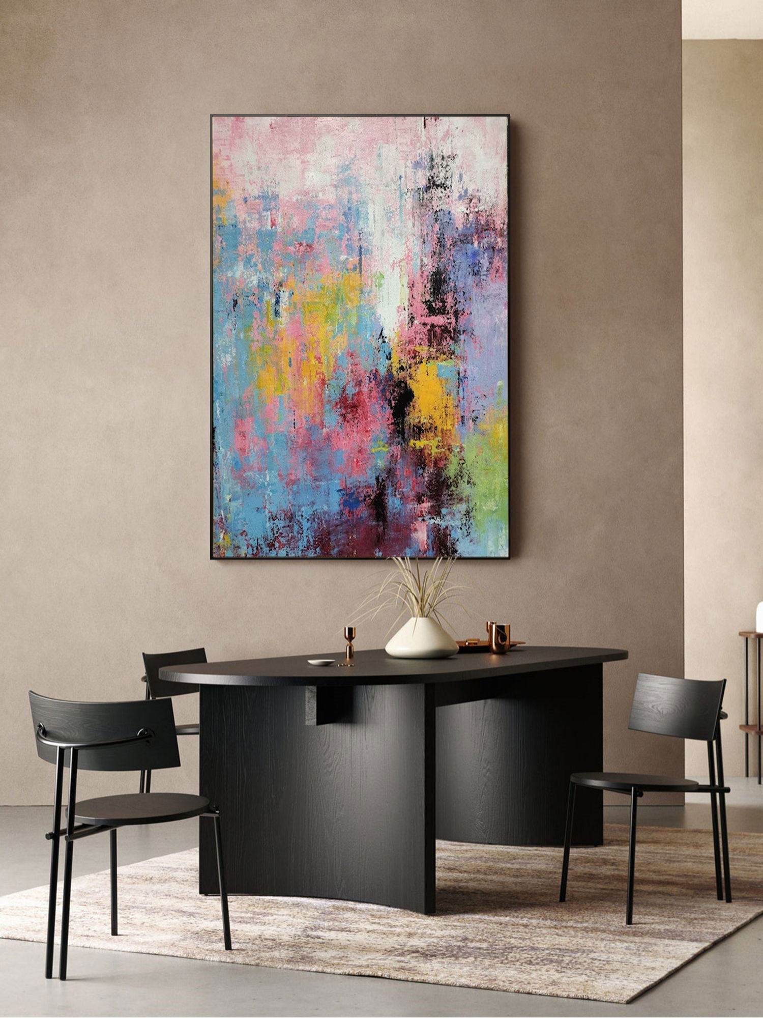 Abstract Canvas Art #AB077