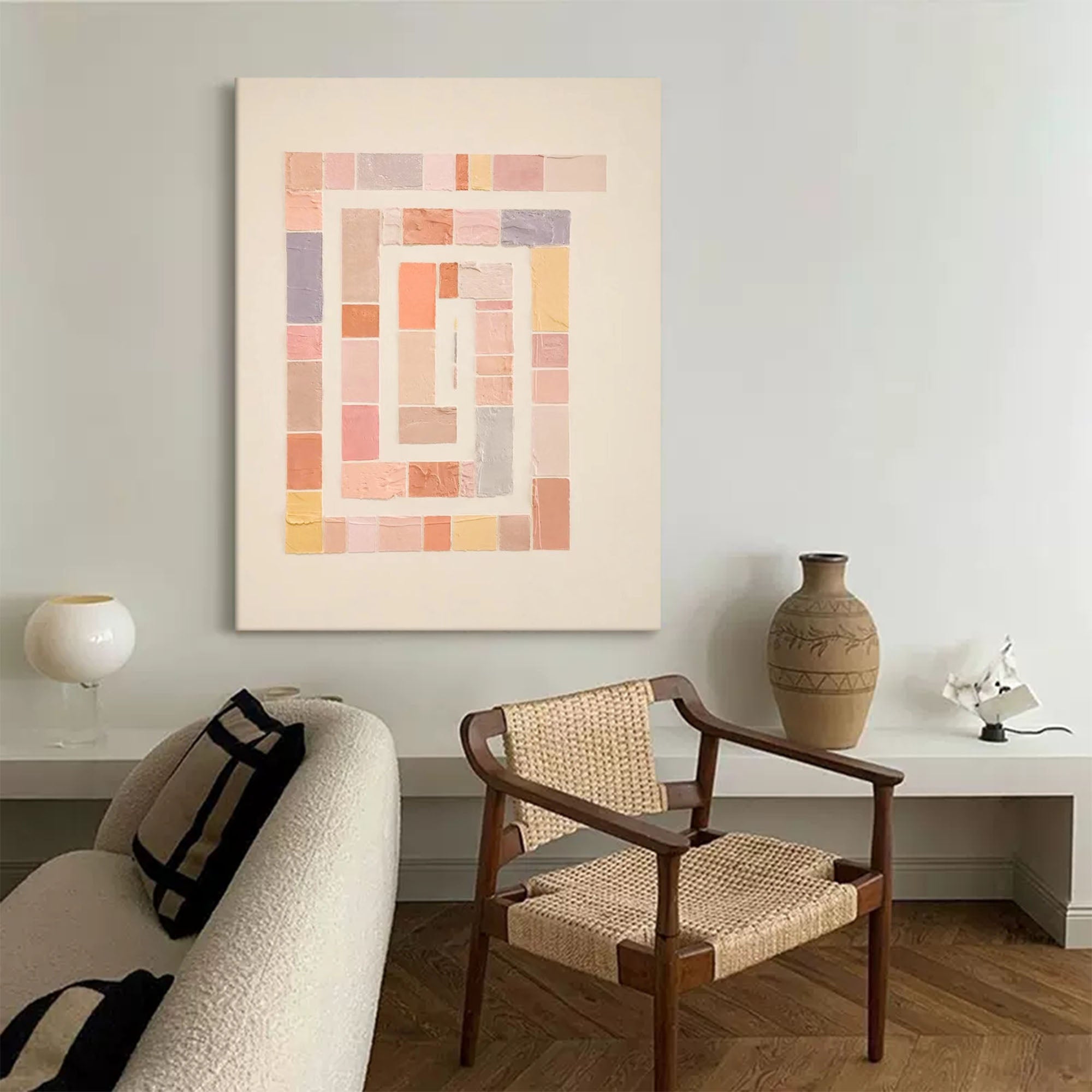 Geometric Canvas Art #GE004