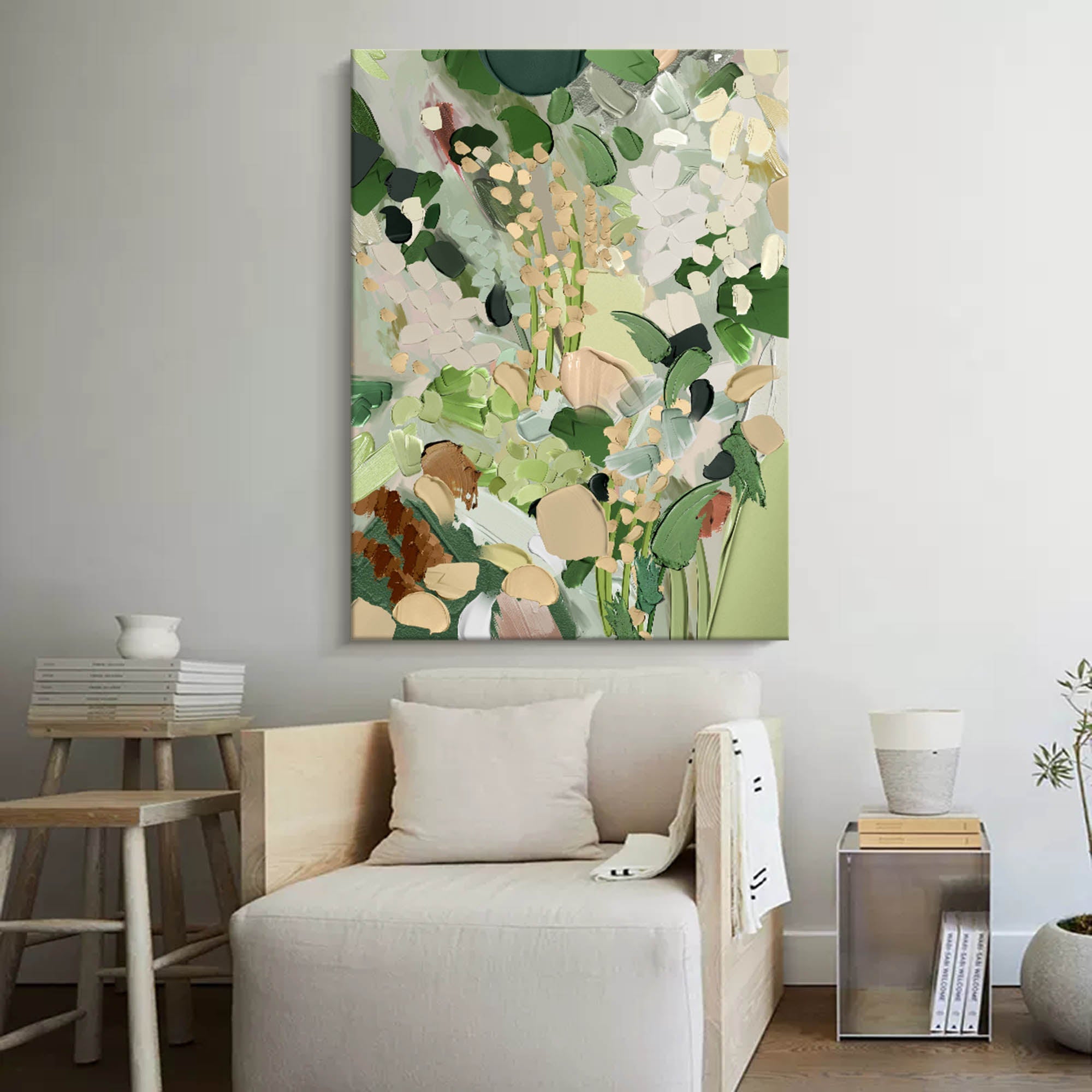 Abstract Canvas Art #AB095