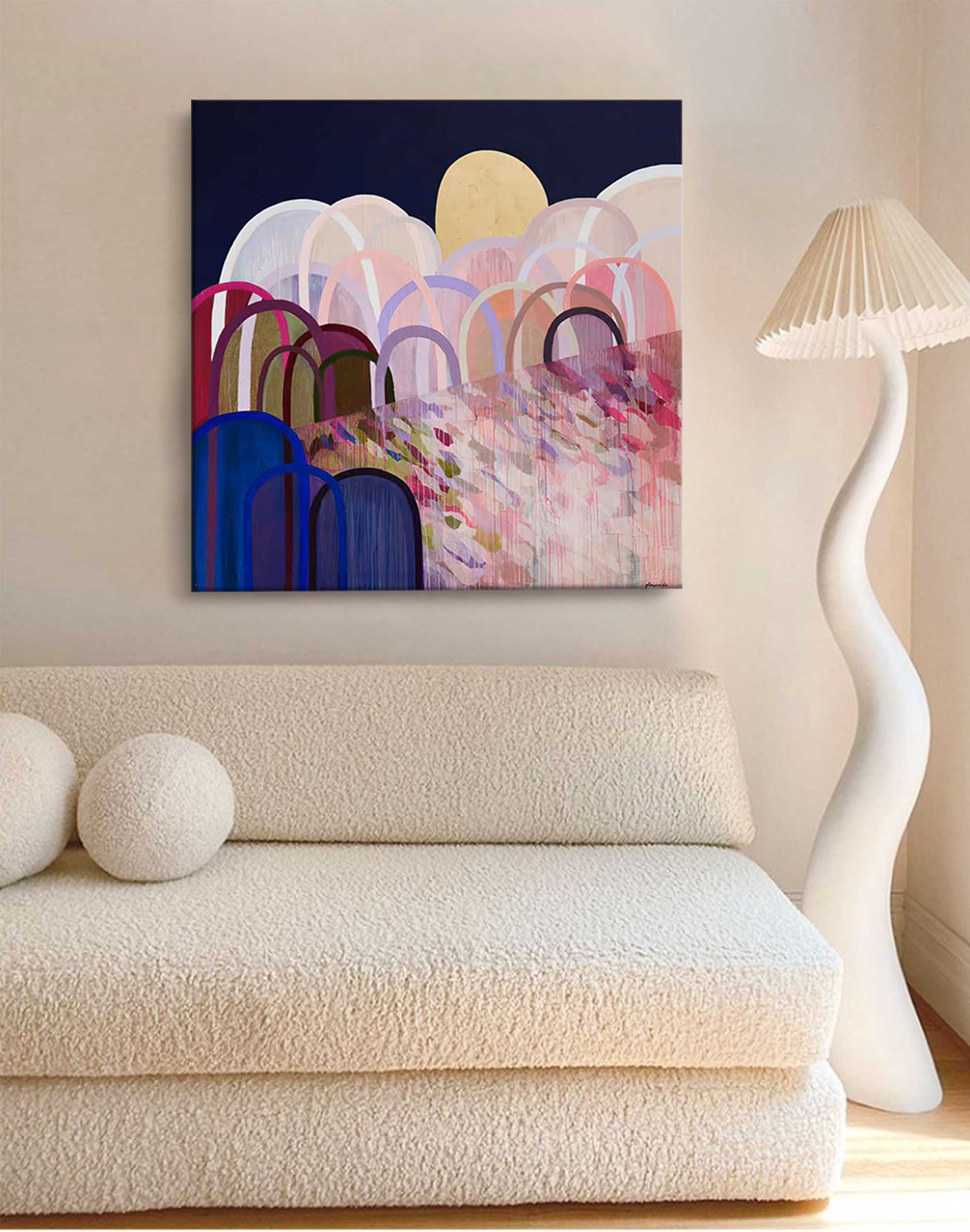 Abstract Canvas Art #AB045
