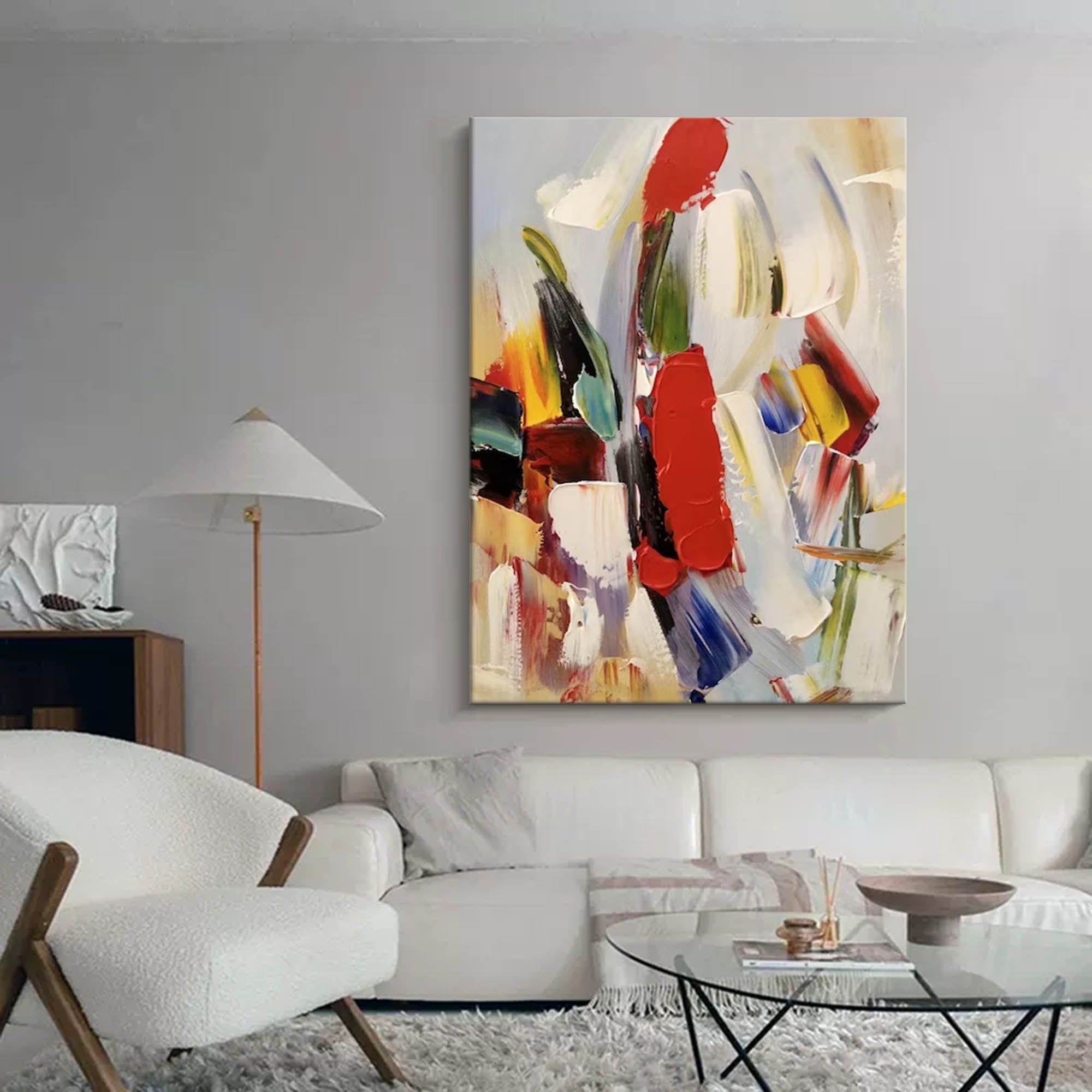 Abstract Canvas Art #AB098