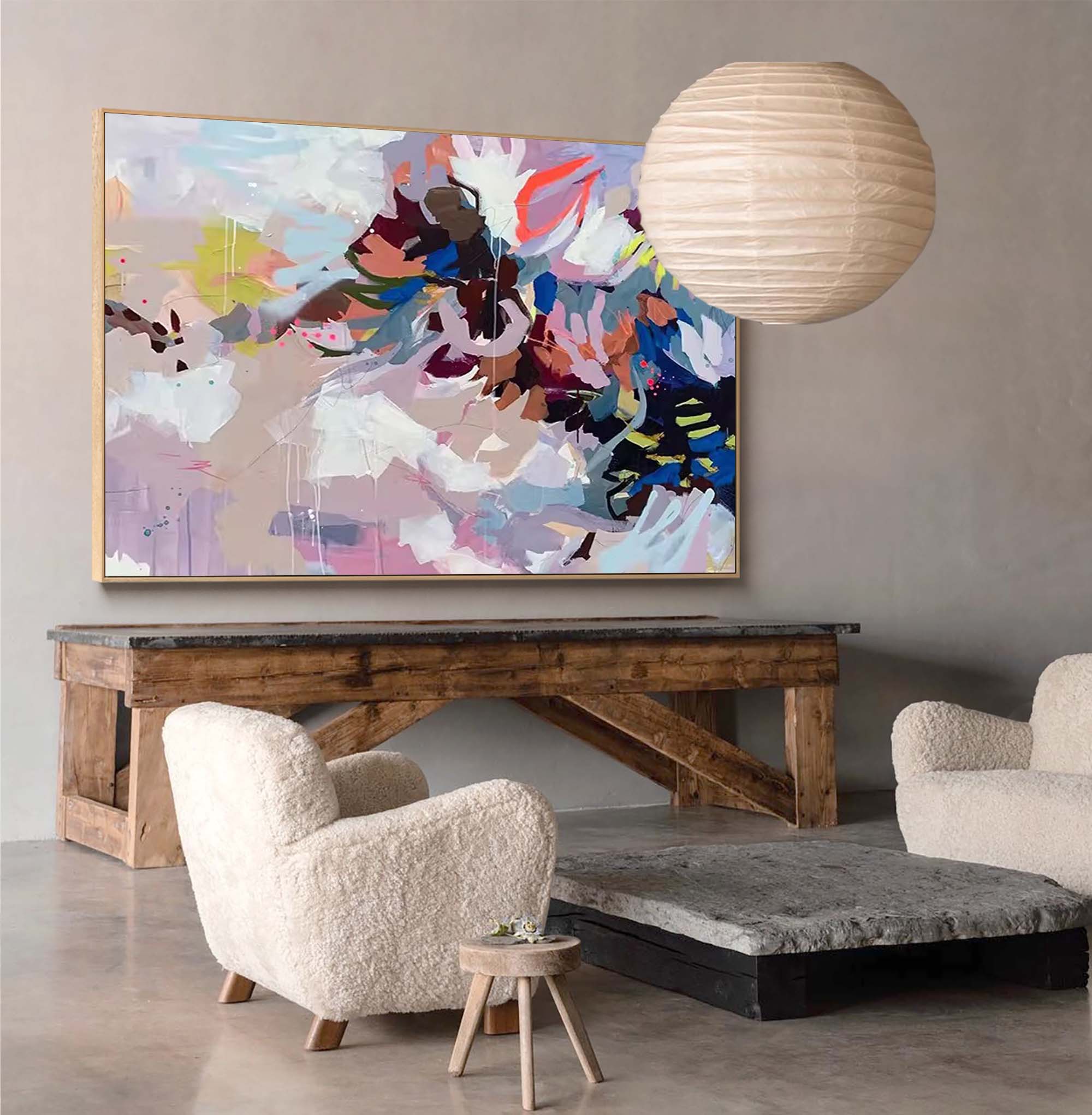 Abstract Canvas Art #AB067