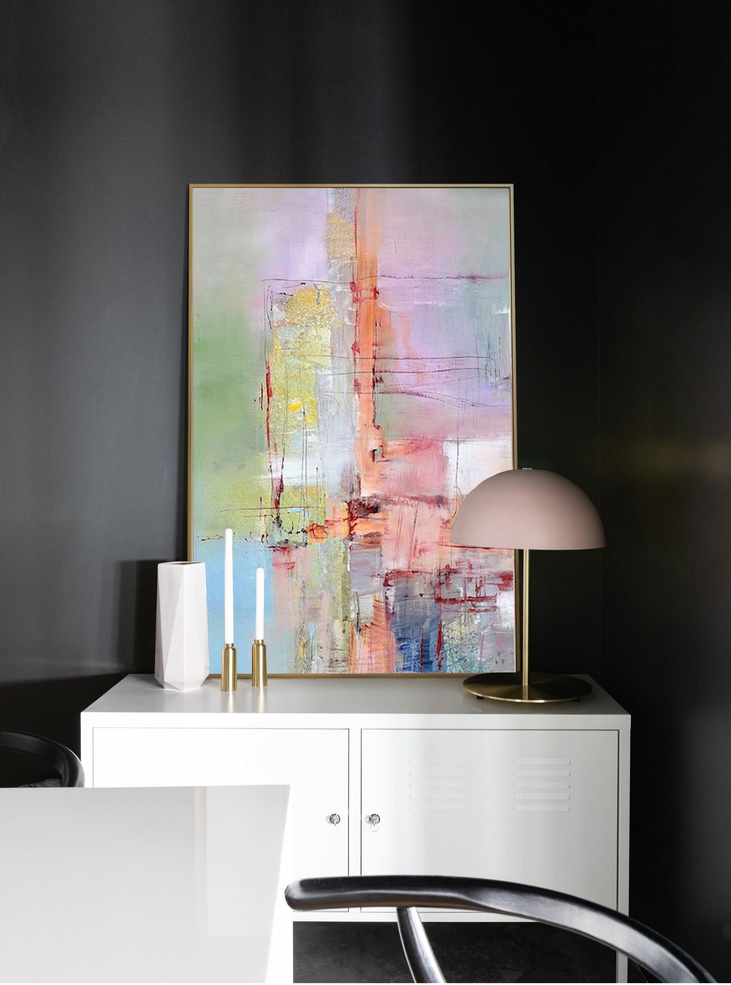 Abstract Canvas Art #AB079