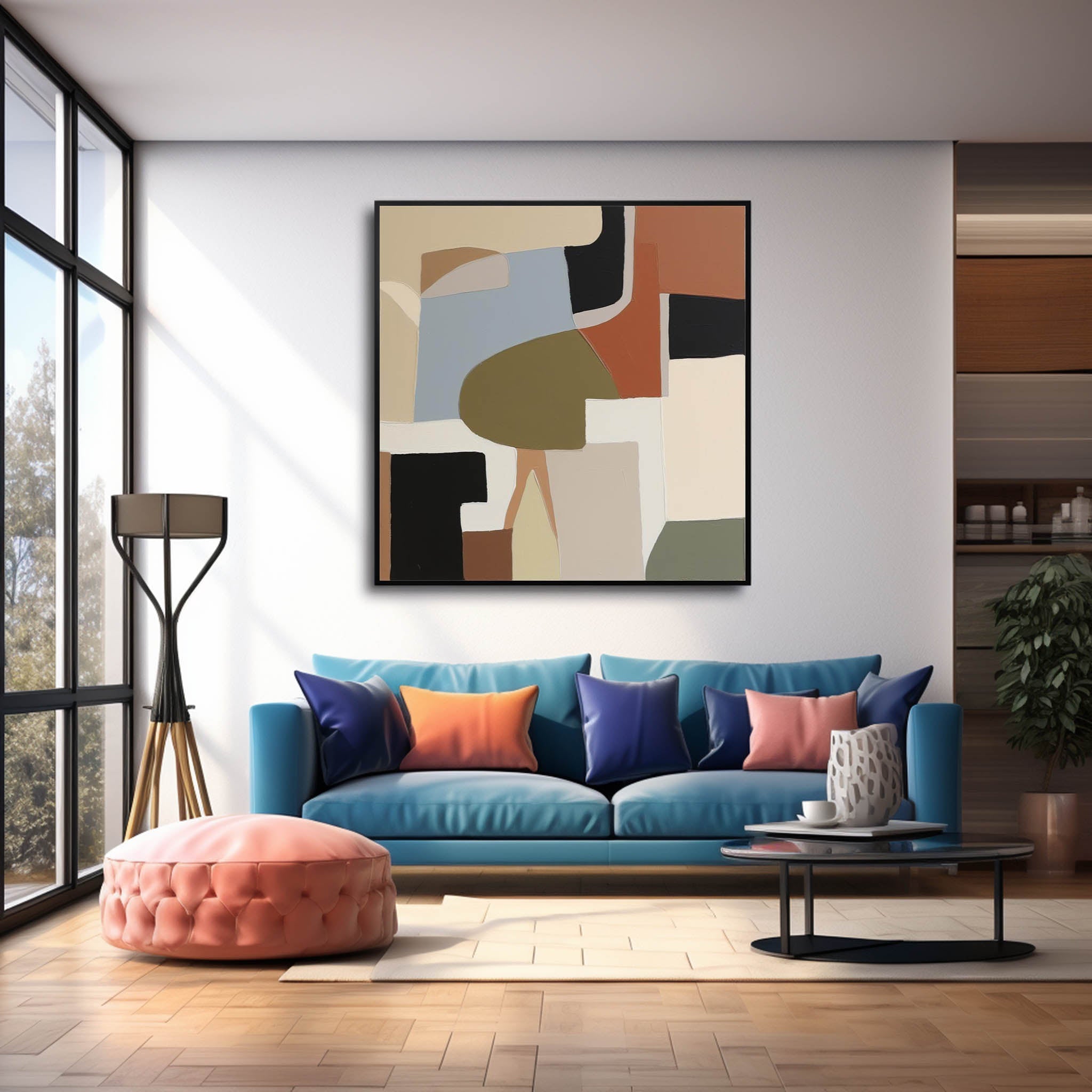 Abstract Canvas Art #AB337