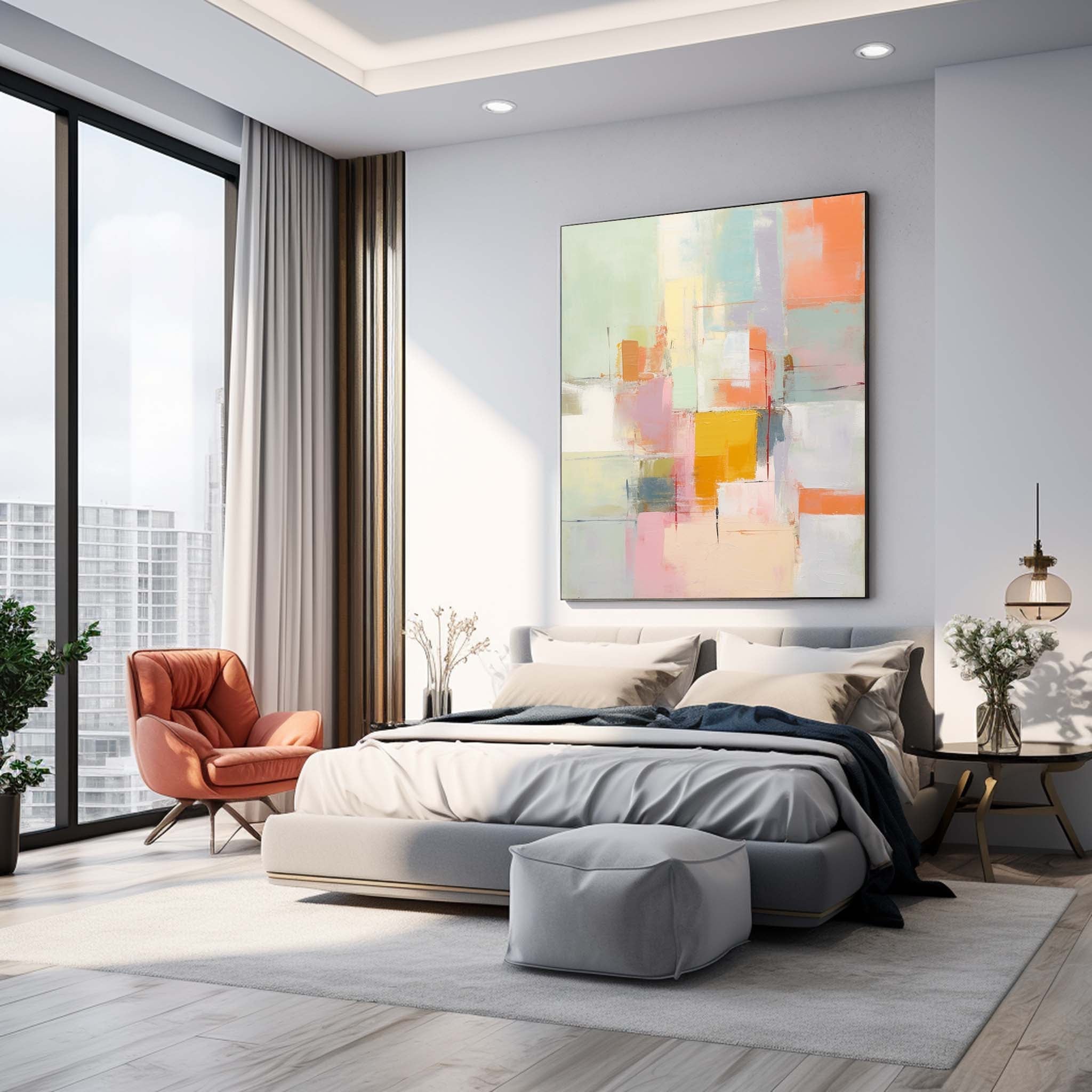Abstract Canvas Art #AB355