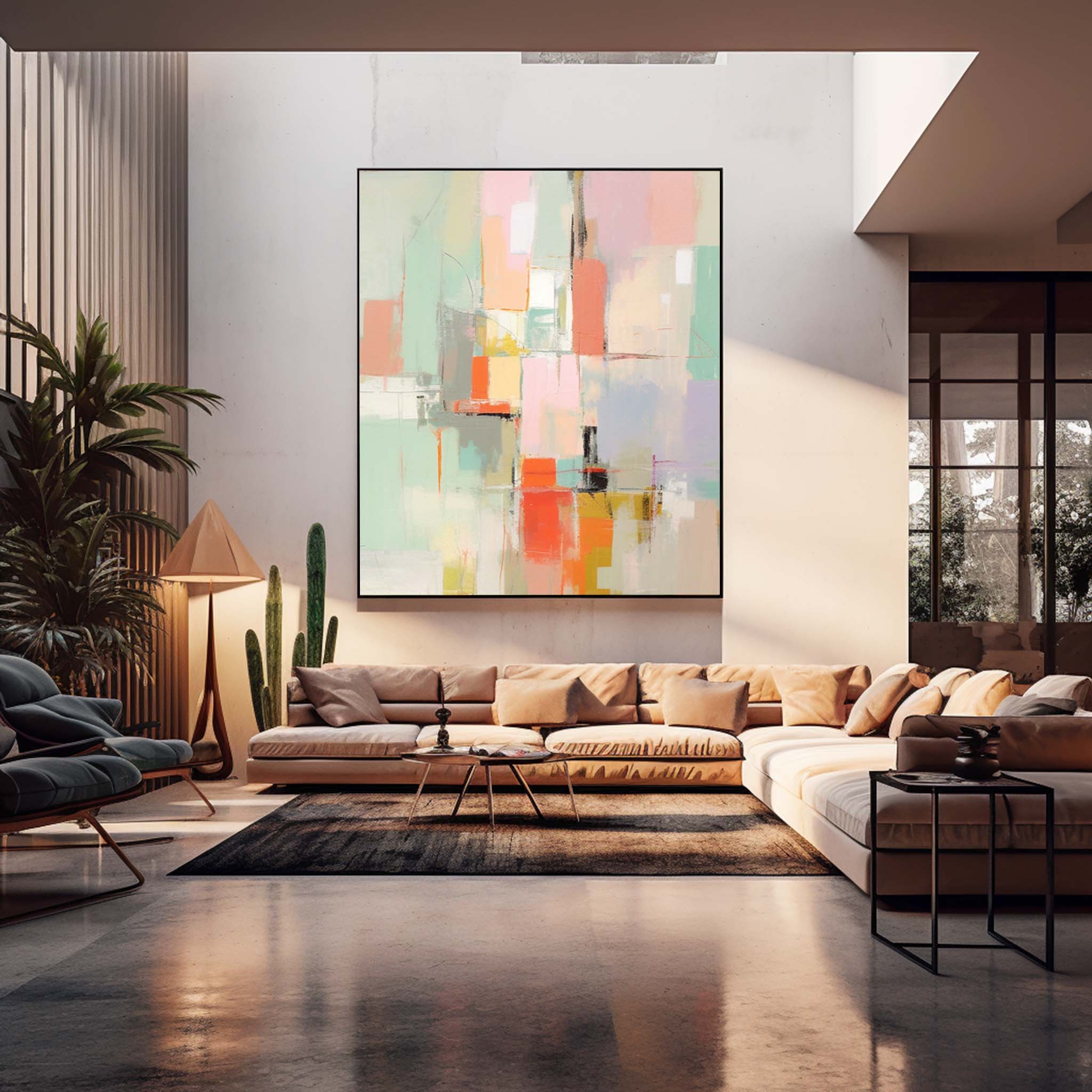 Abstract Canvas Art #AB357