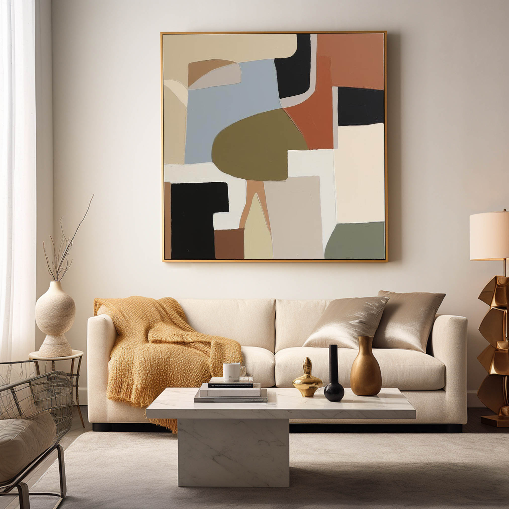 Abstract Canvas Art #AB337