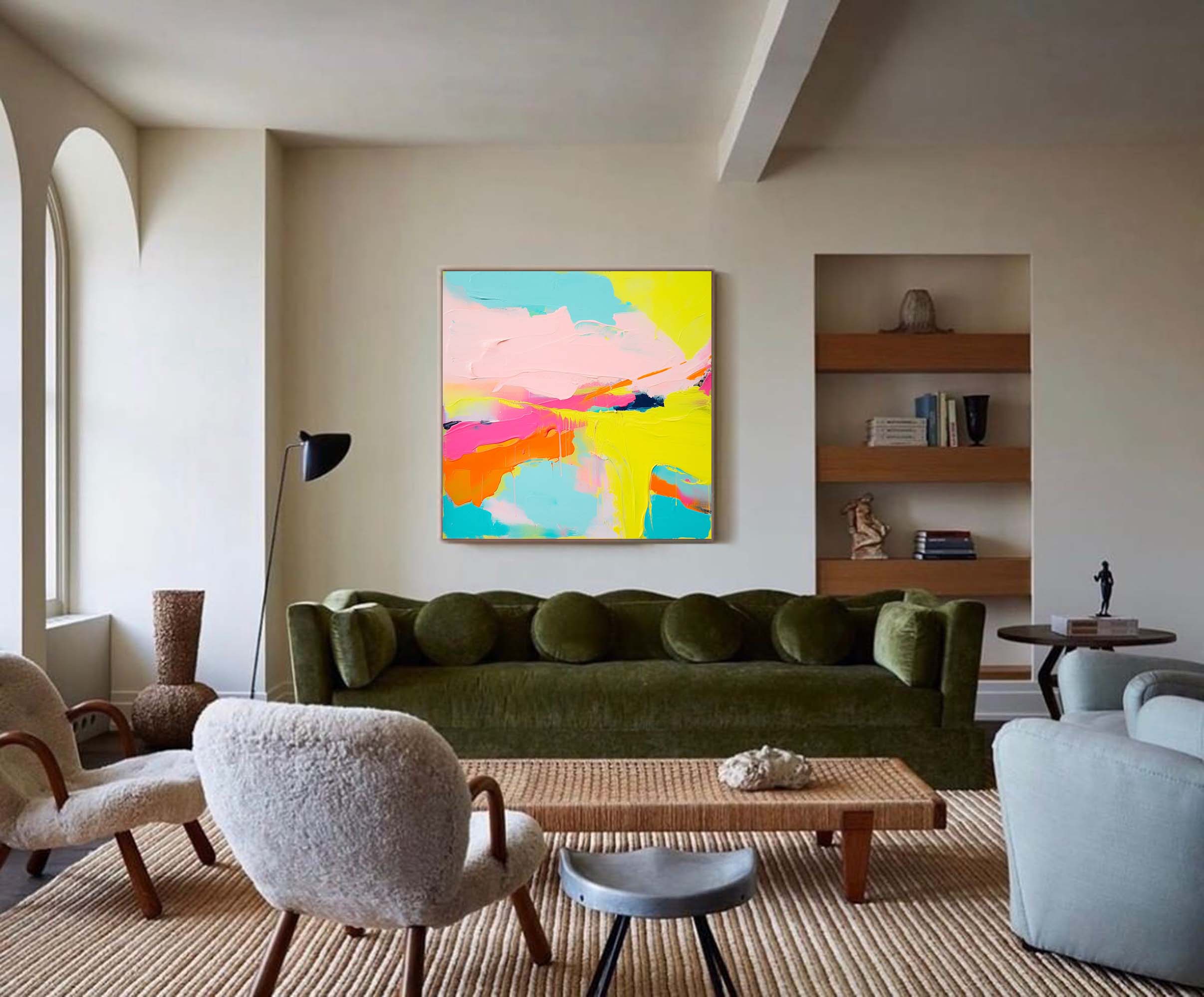 Abstract Canvas Art #AB272
