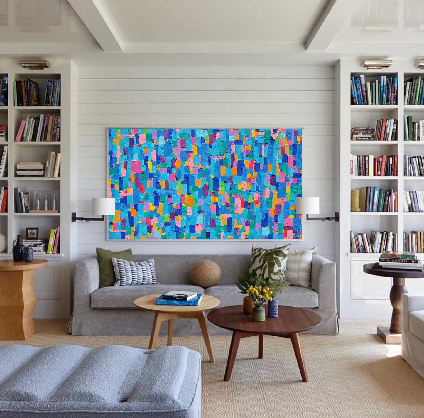 Digital Confetti - Colorful Abstract Vibrant Wall Art