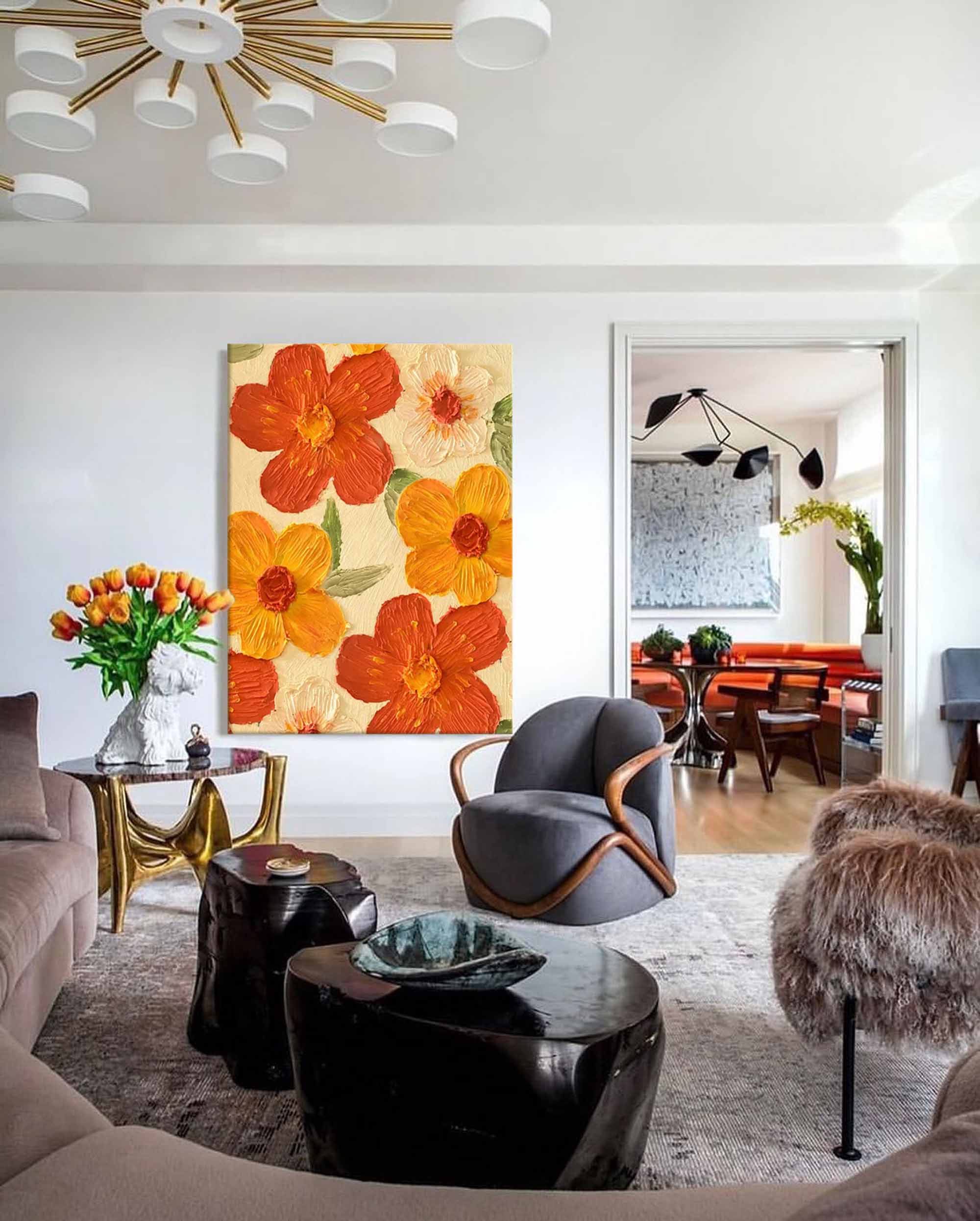 Flower Canvas Art #FL006