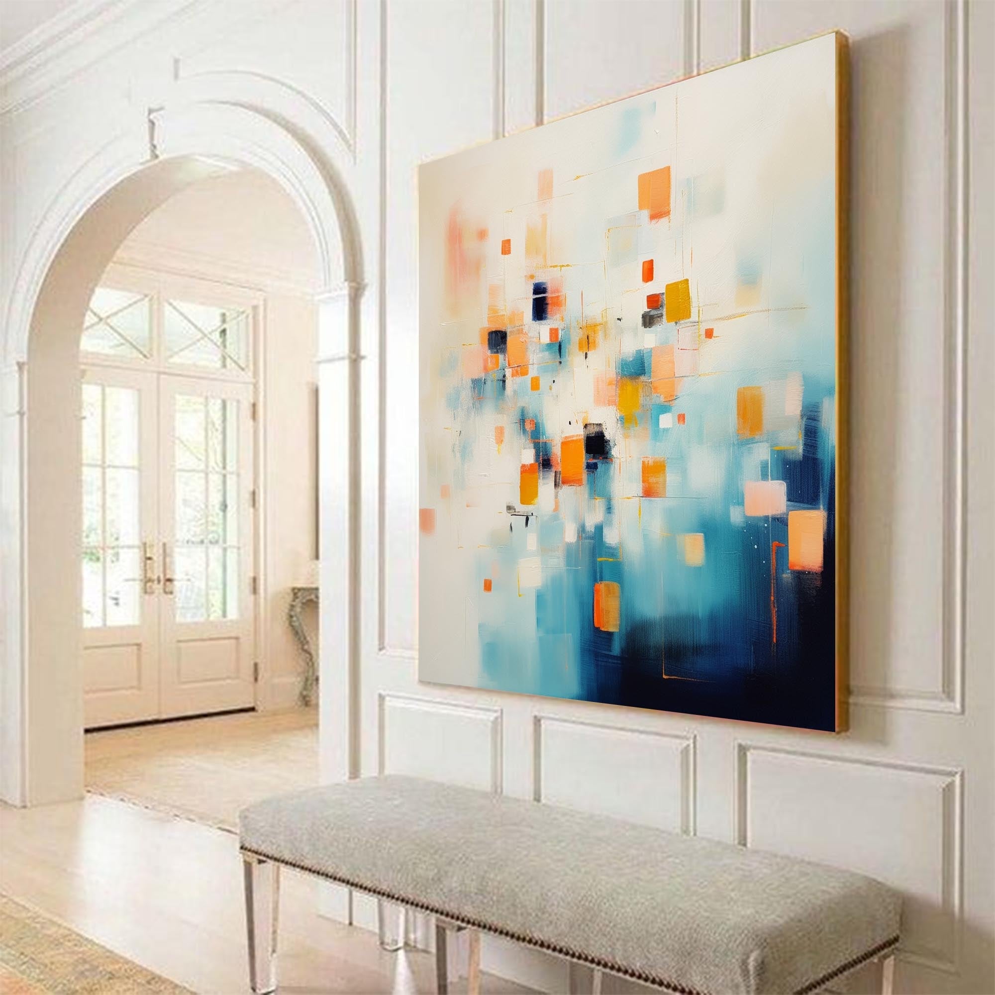 Abstract Canvas Art #AB219