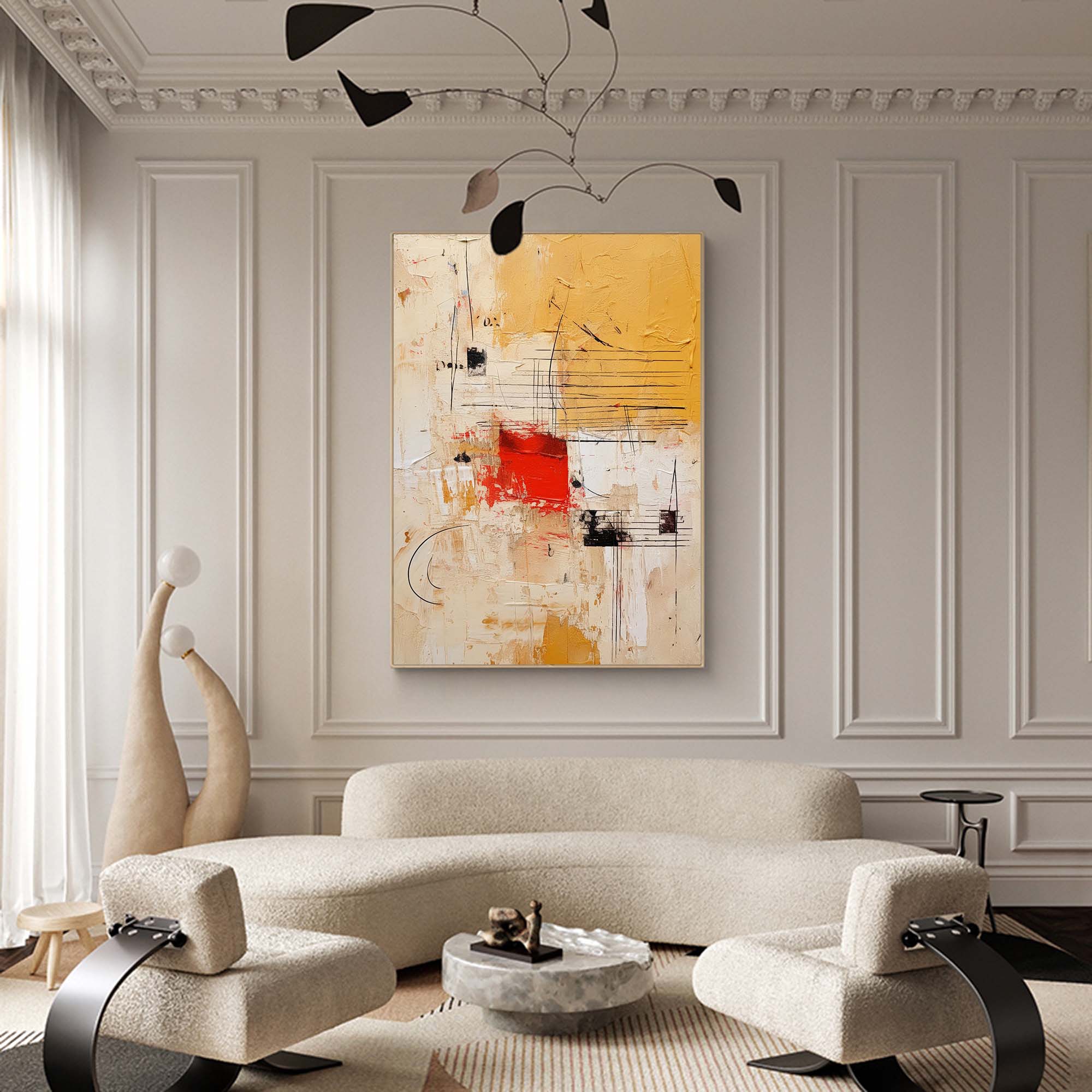 Abstract Canvas Art #AB159
