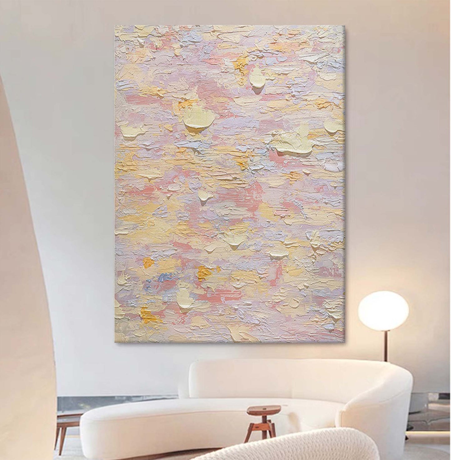 Sunset Haze - Impressionist Wall Art Textured Abstract Painting