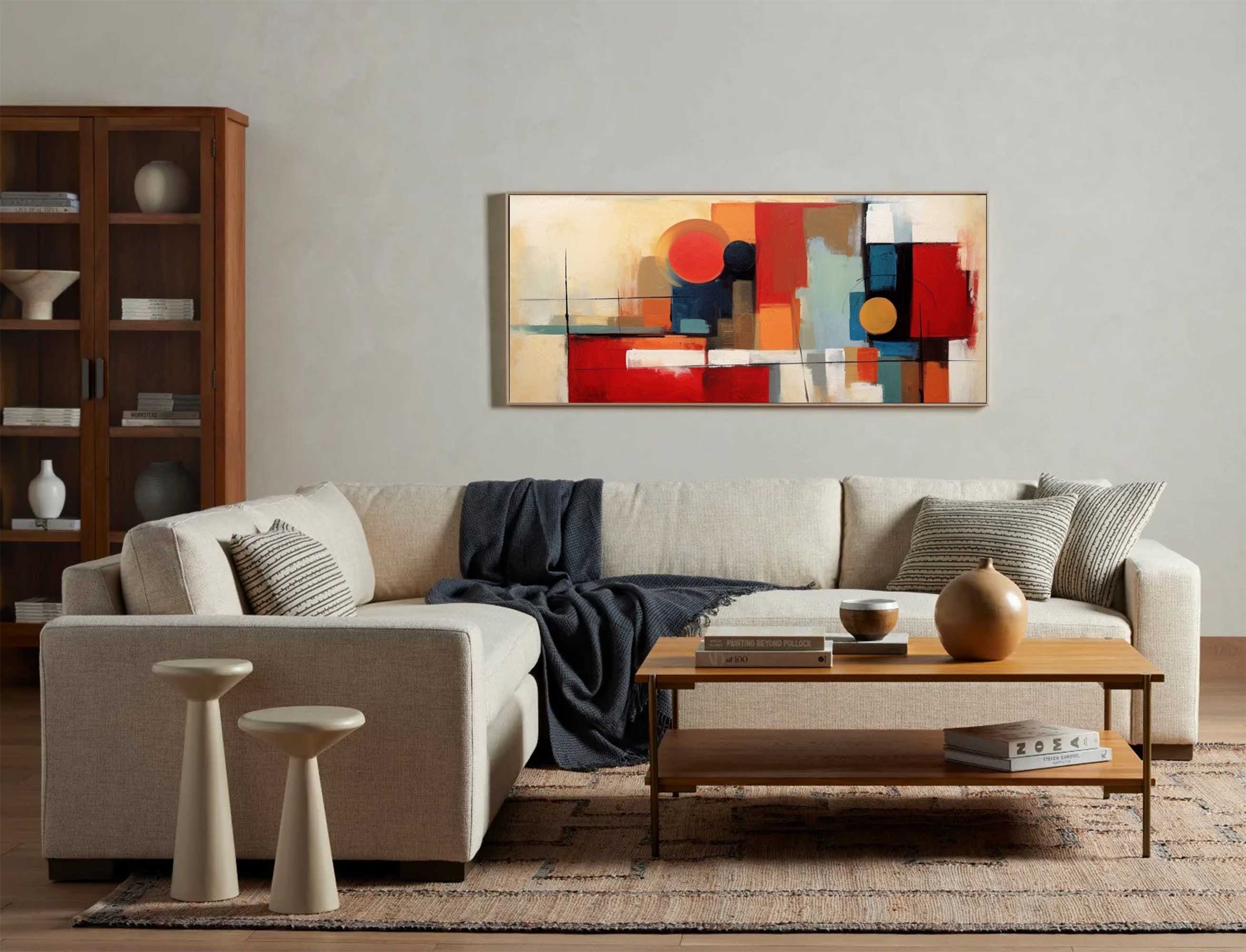 Geometric Canvas Art #GE007