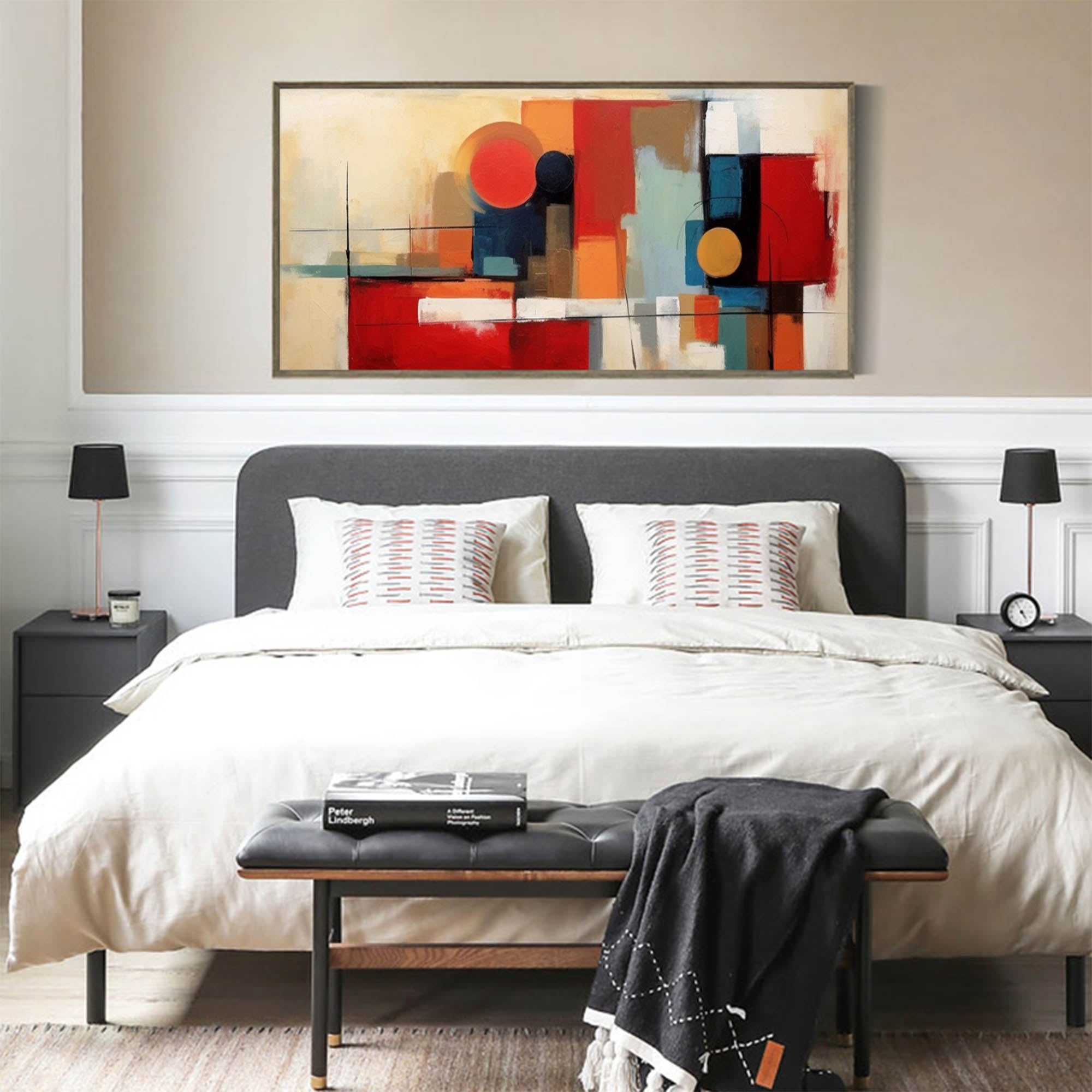 Geometric Canvas Art #GE007