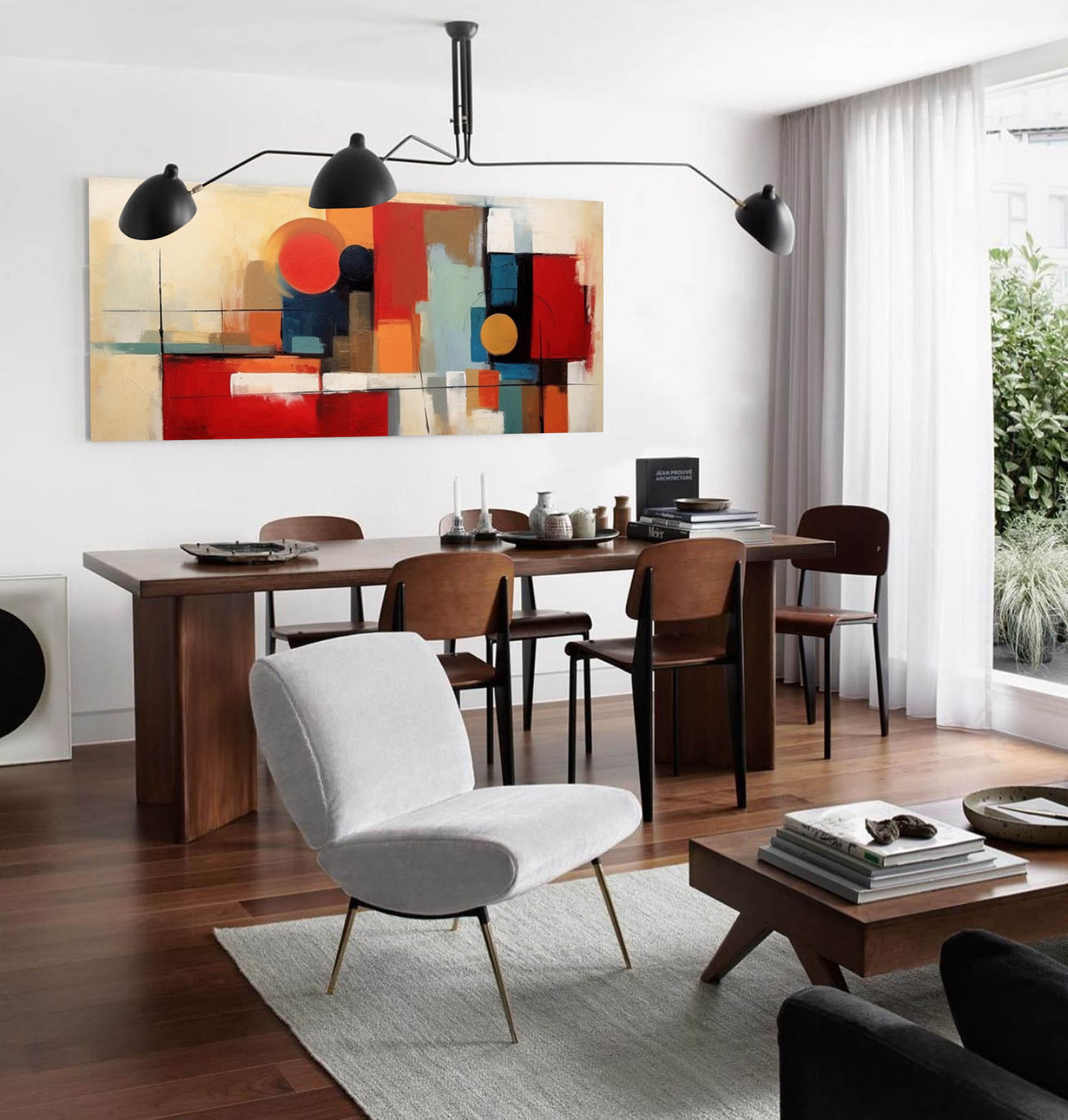 Geometric Canvas Art #GE007
