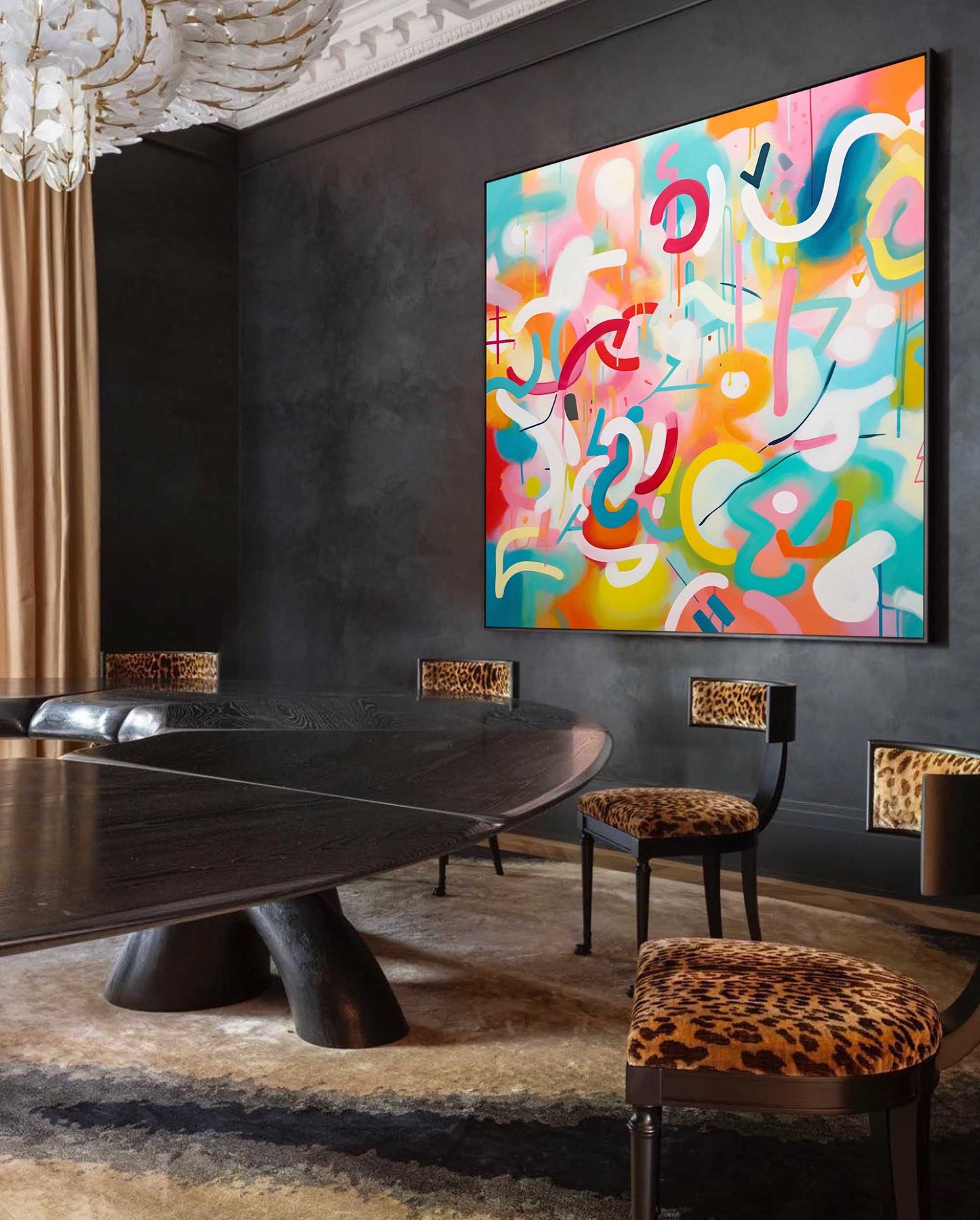 Urban Energy - Colorful Pop Art Wall Art, Modern Graffiti Painting