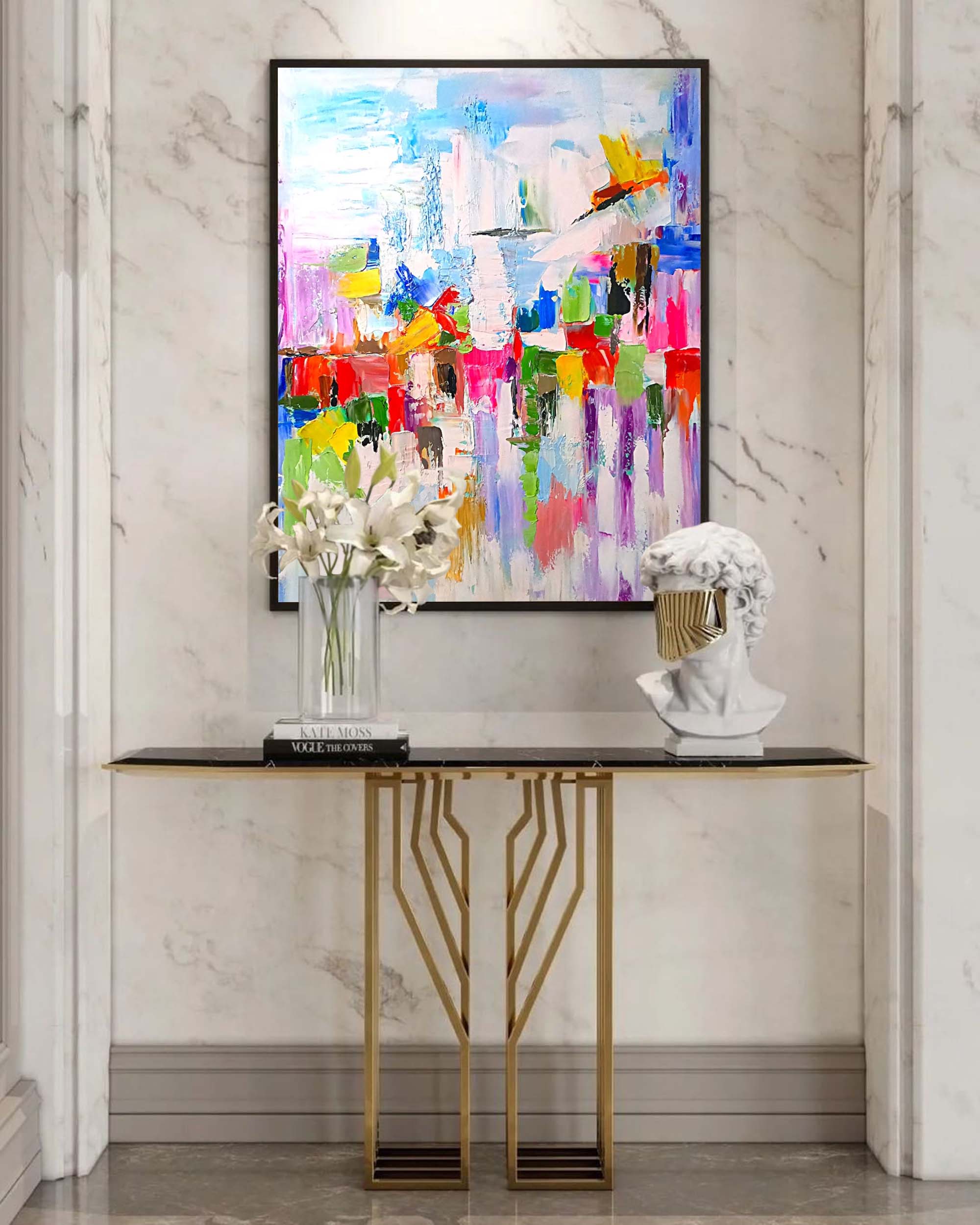 Abstract Canvas Art #AB005