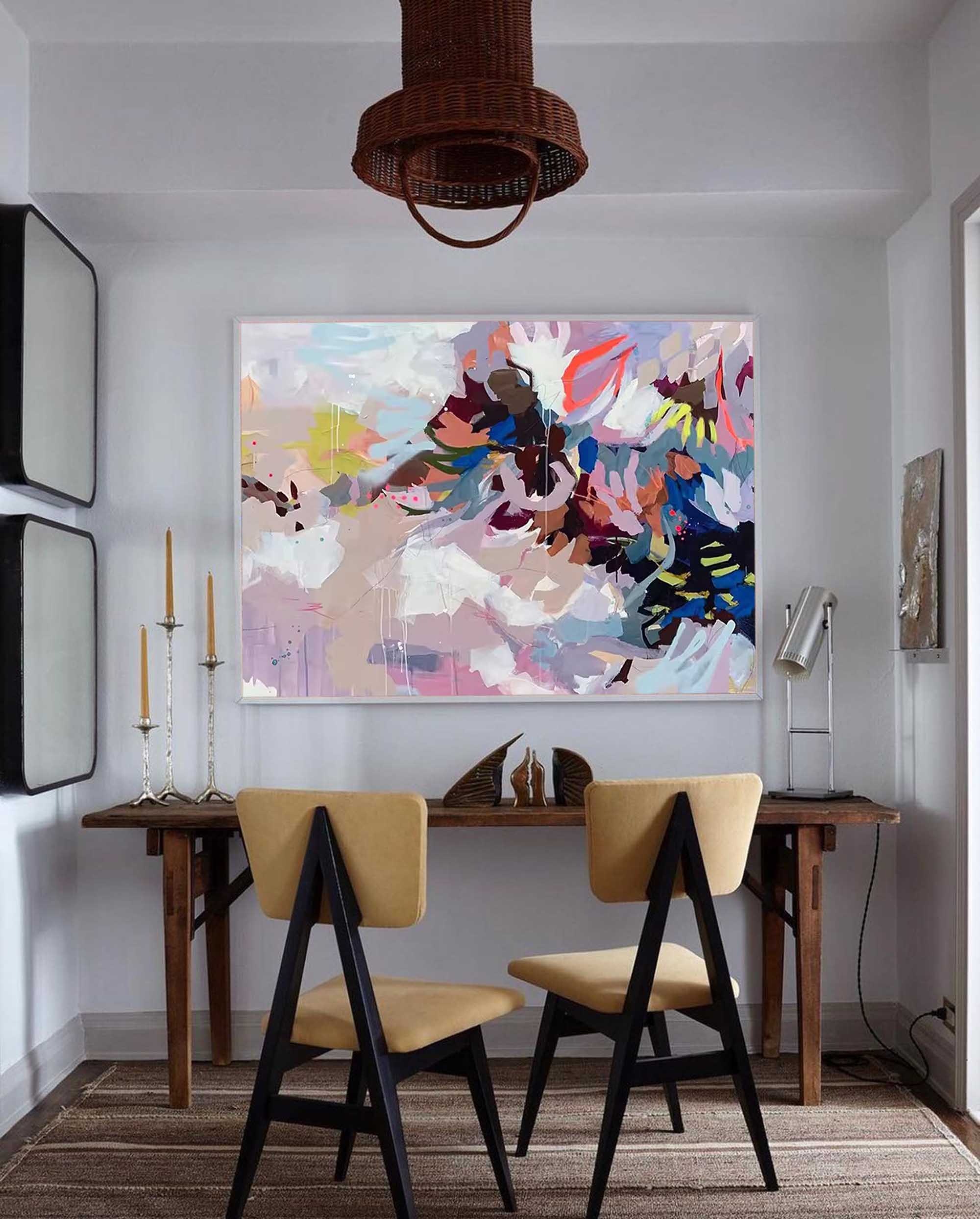 Abstract Canvas Art #AB067