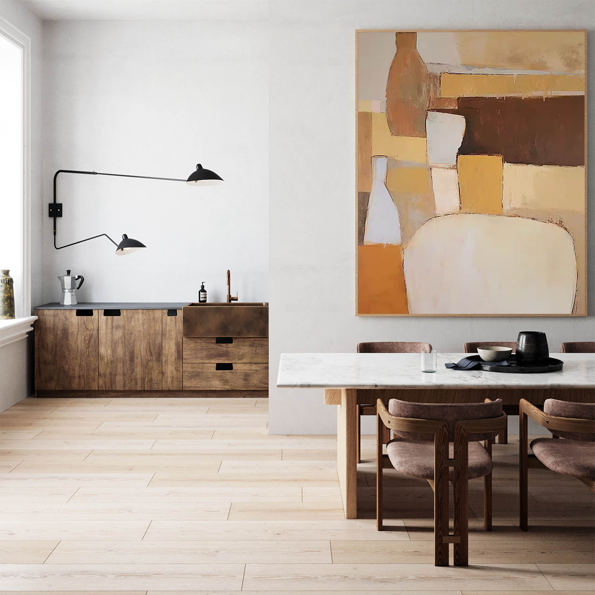 Geometric Canvas Art #GE005