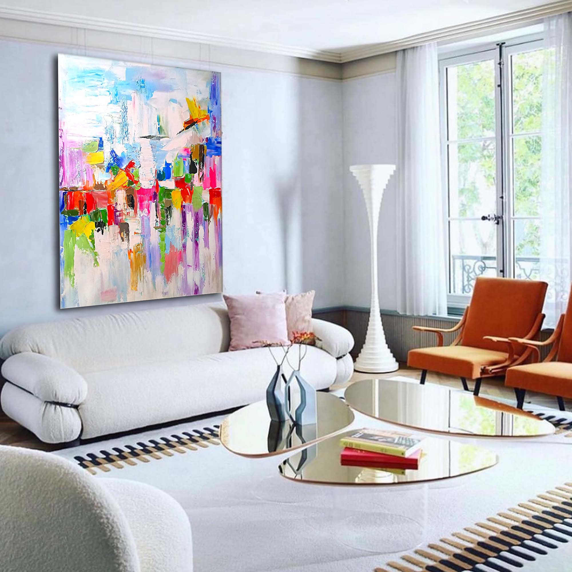 Abstract Canvas Art #AB005