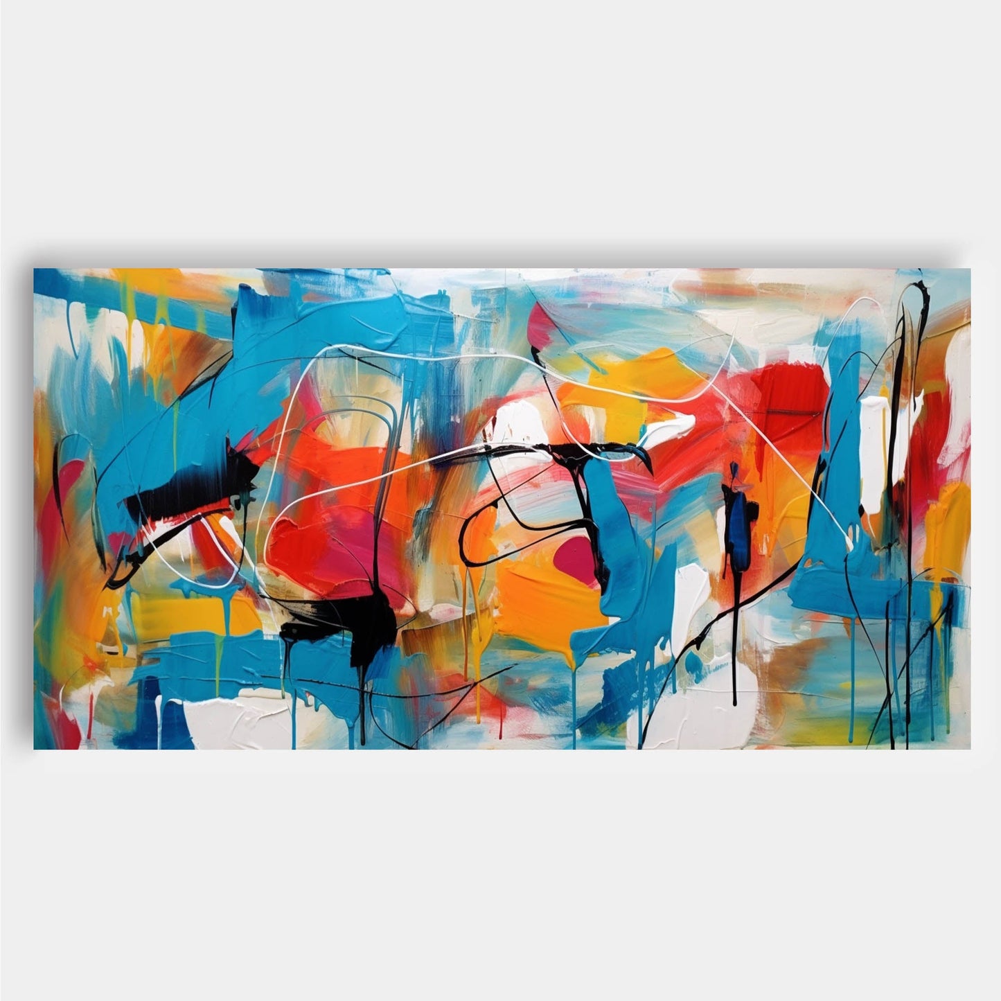 Urban Chaos - Large Abstract Expressionism Painting