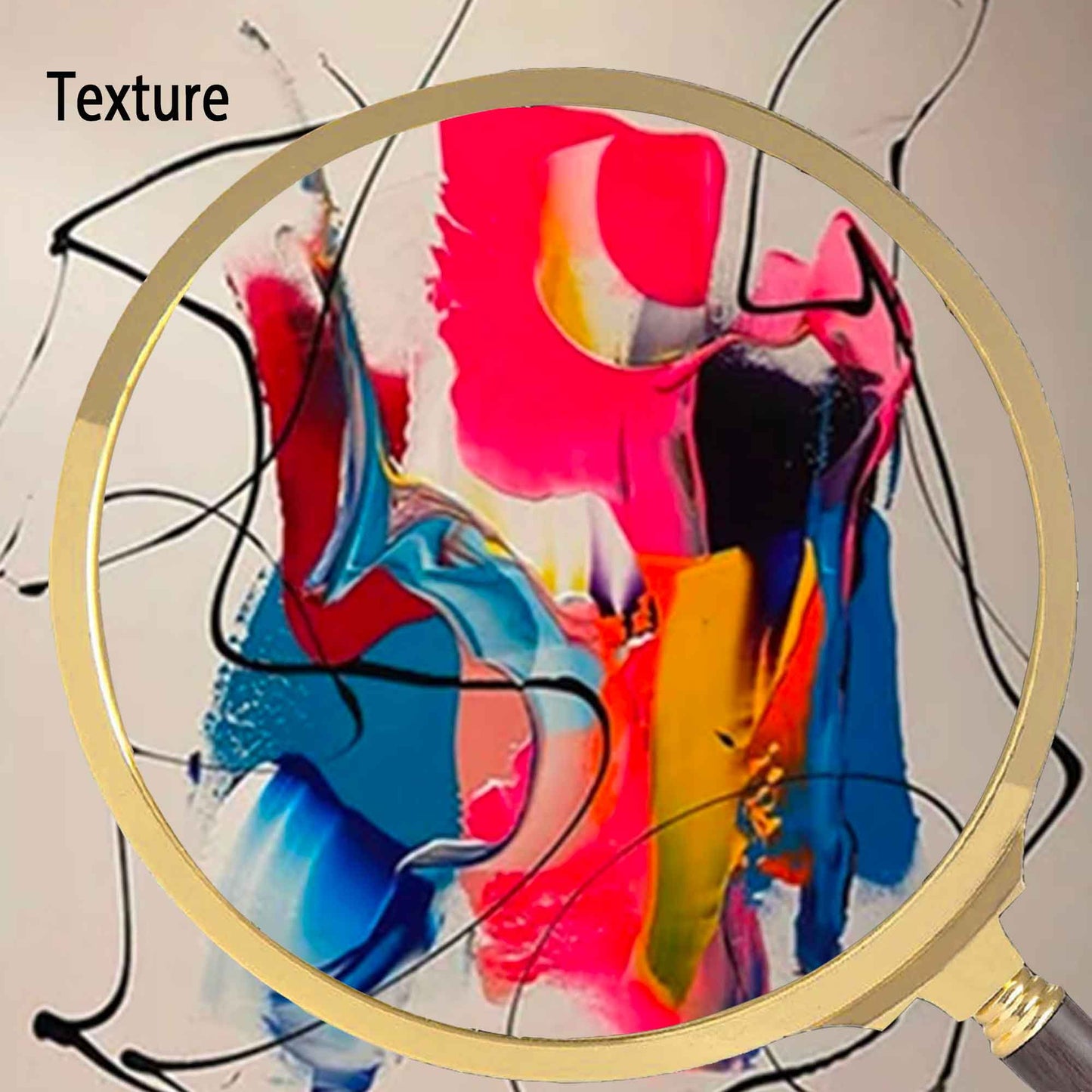 Liquid Motion - Contemporary Abstract Wall Art Colorful Canvas