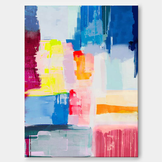 Soft Prism - Contemporary Wall Art Colorful Abstract Painting