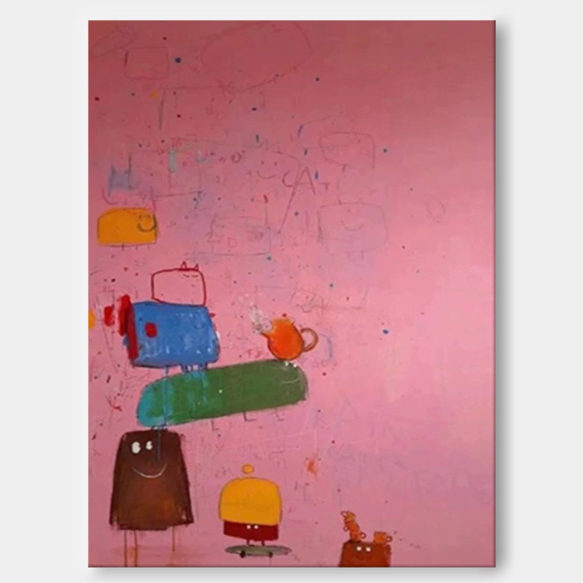 Abstract Canvas Art #AB052