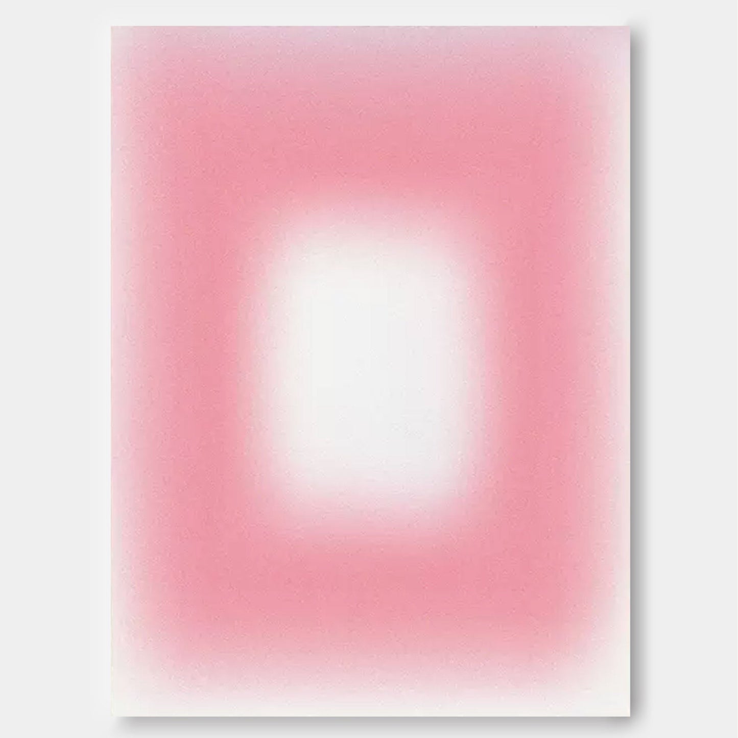 Aura Glow - Minimalist Pink Abstract Art with Soft Gradient