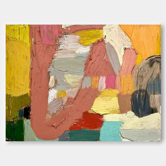 Earthen Flow - Expressive Paintings with Texture, Contemporary Impasto Art