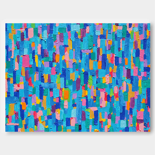Digital Confetti - Colorful Abstract Vibrant Wall Art