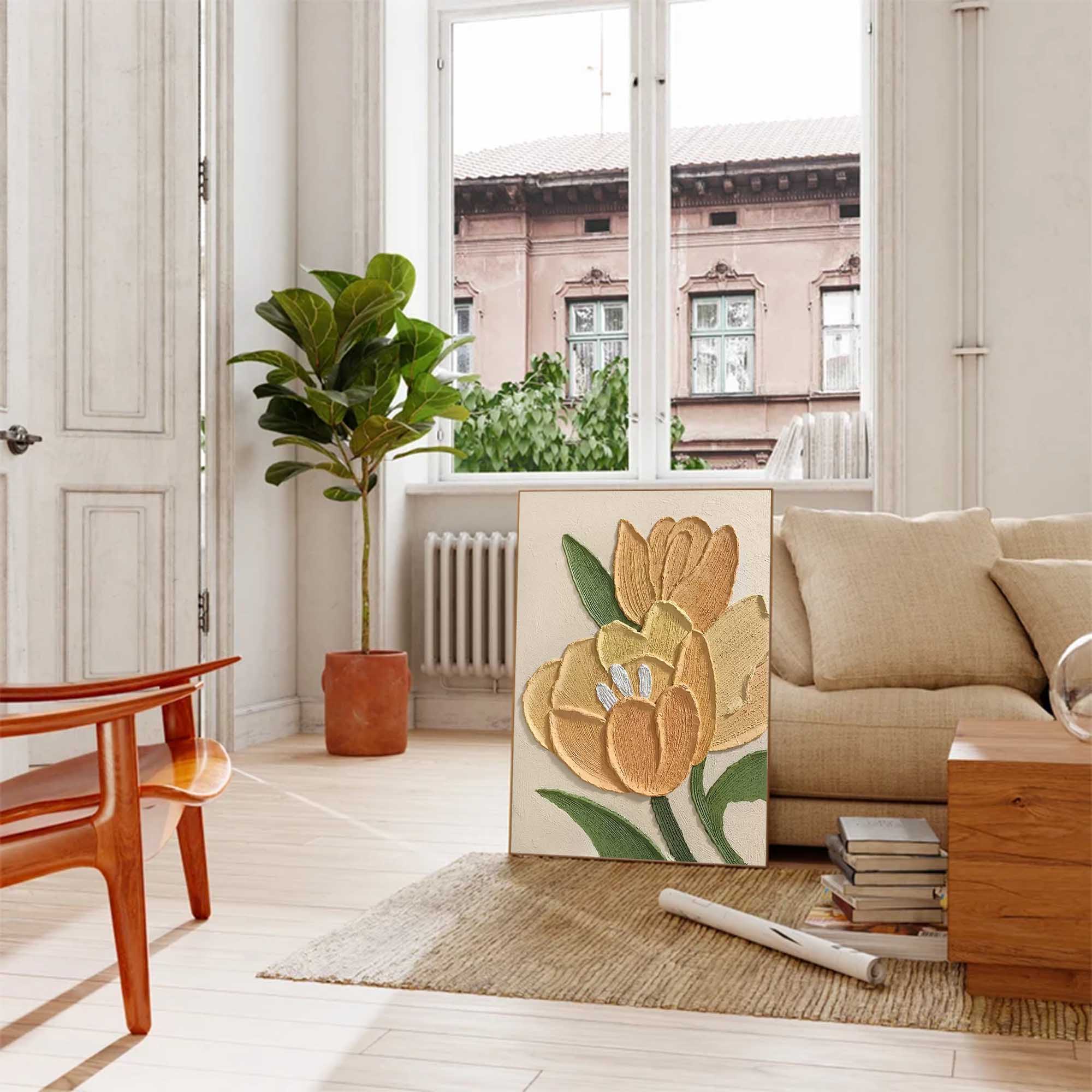 Flower Canvas Art #FL009
