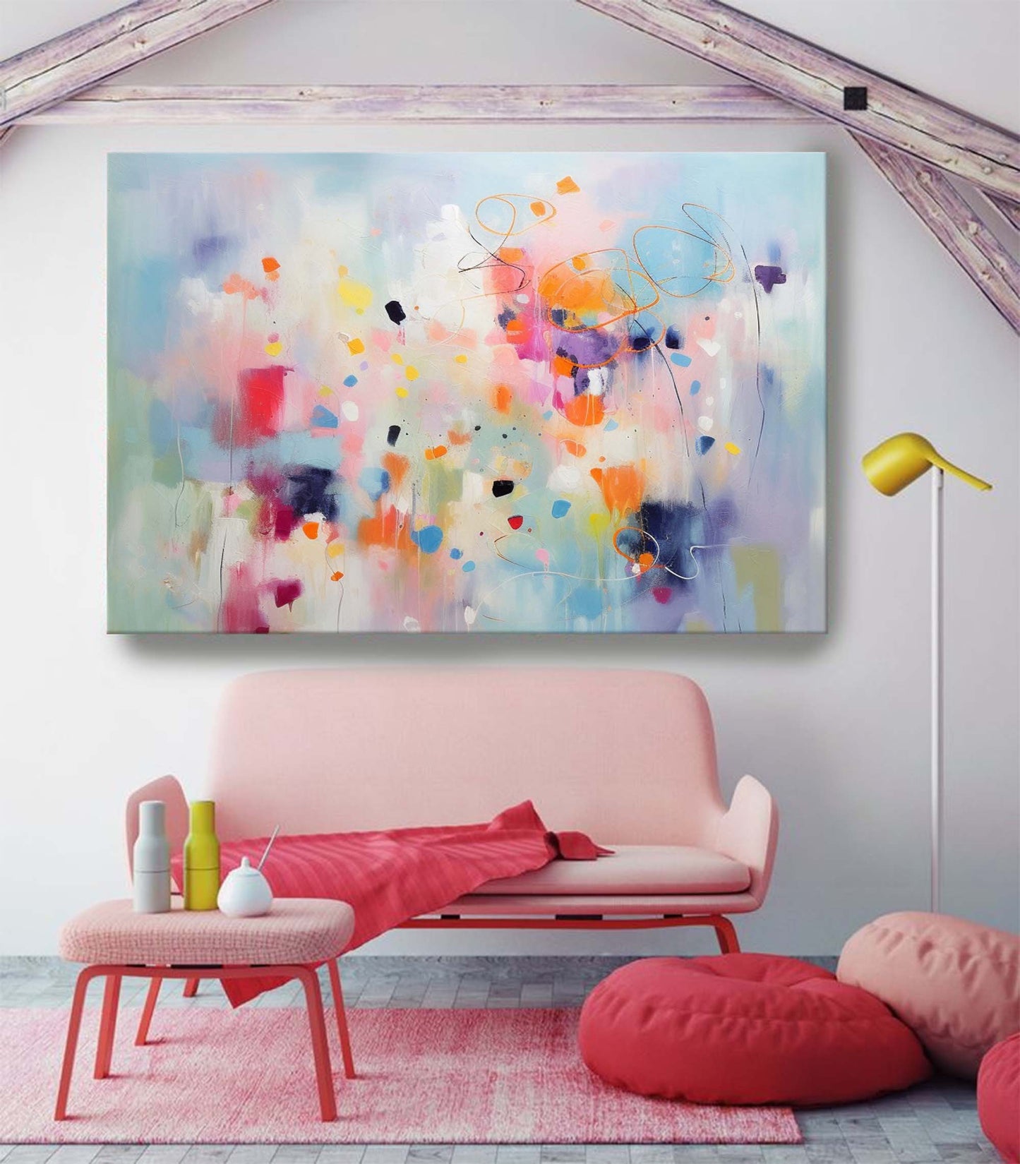 Joyful Celebration - Uplifting Original Abstract Painting