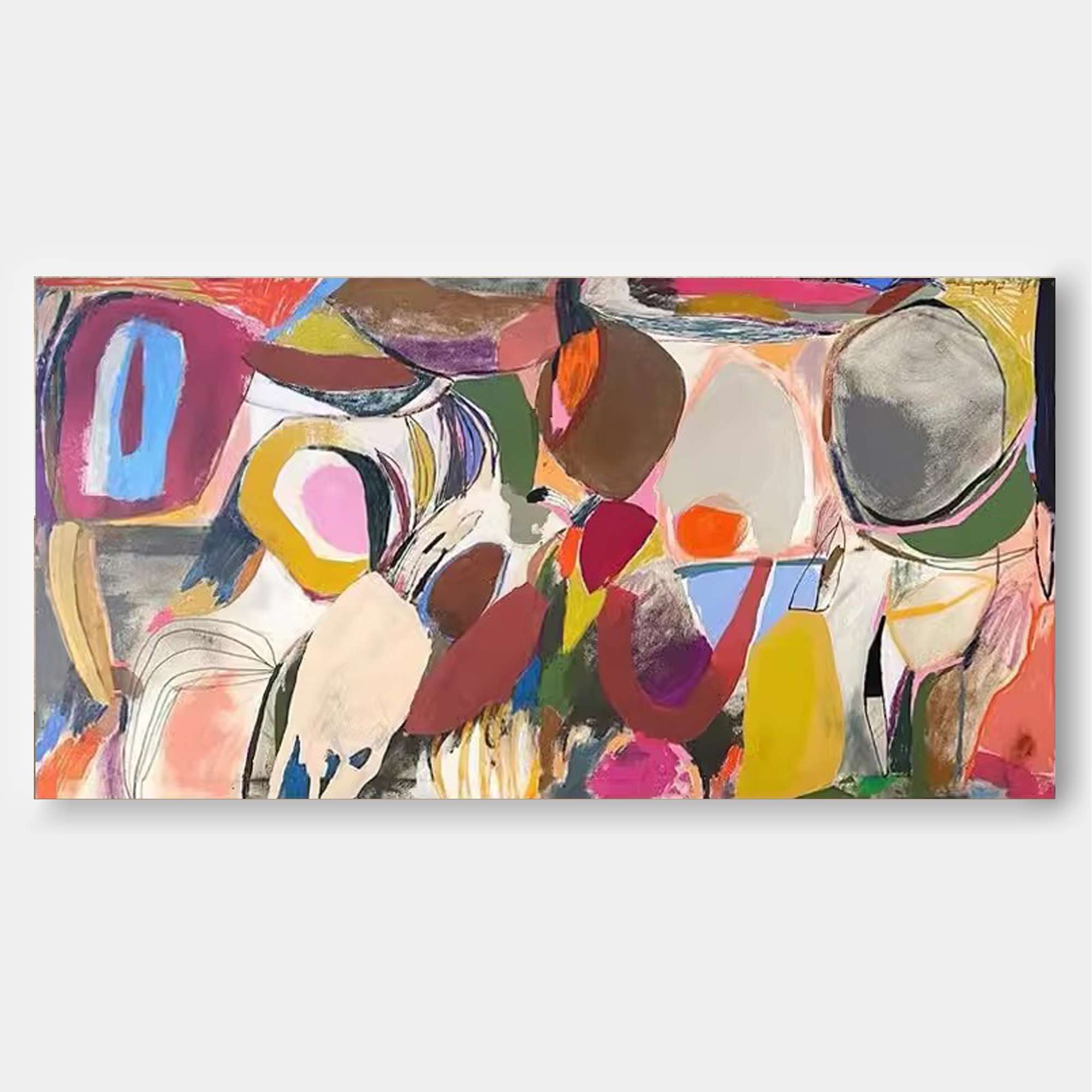 Abstract Canvas Art #AB063