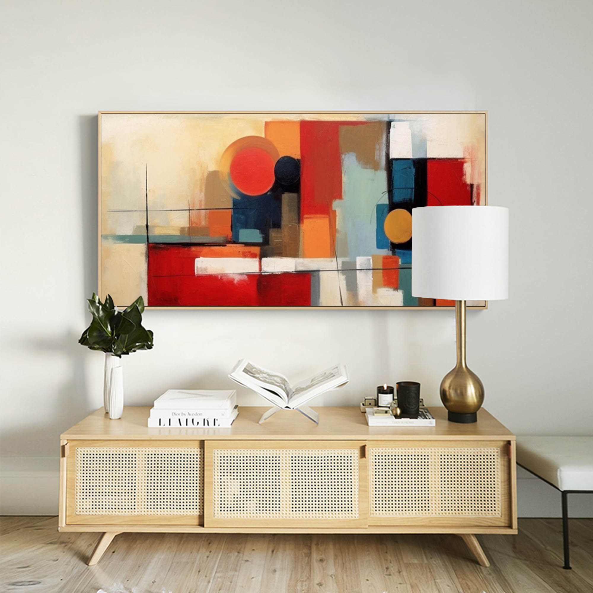 Geometric Canvas Art #GE007