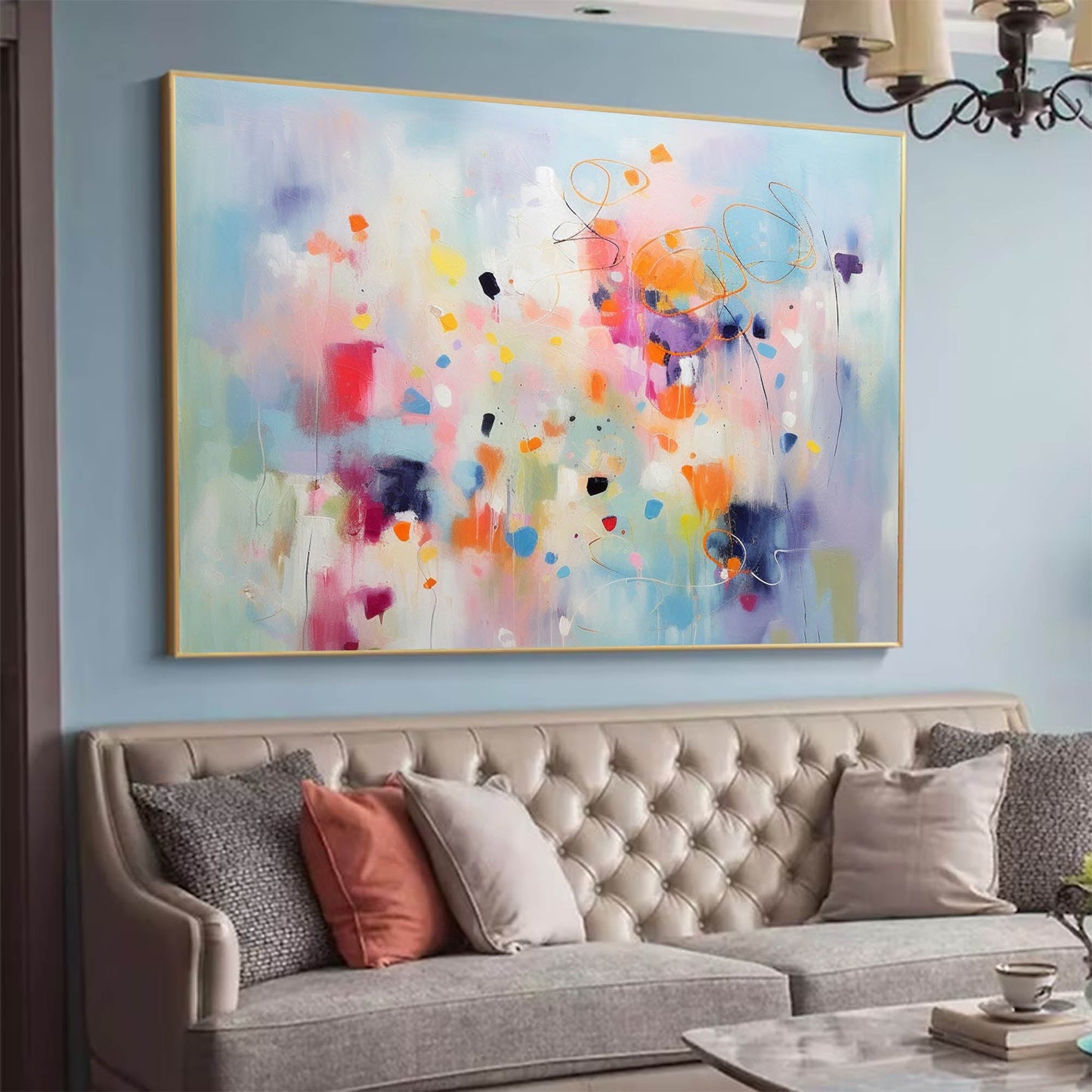 Joyful Celebration - Uplifting Original Abstract Painting