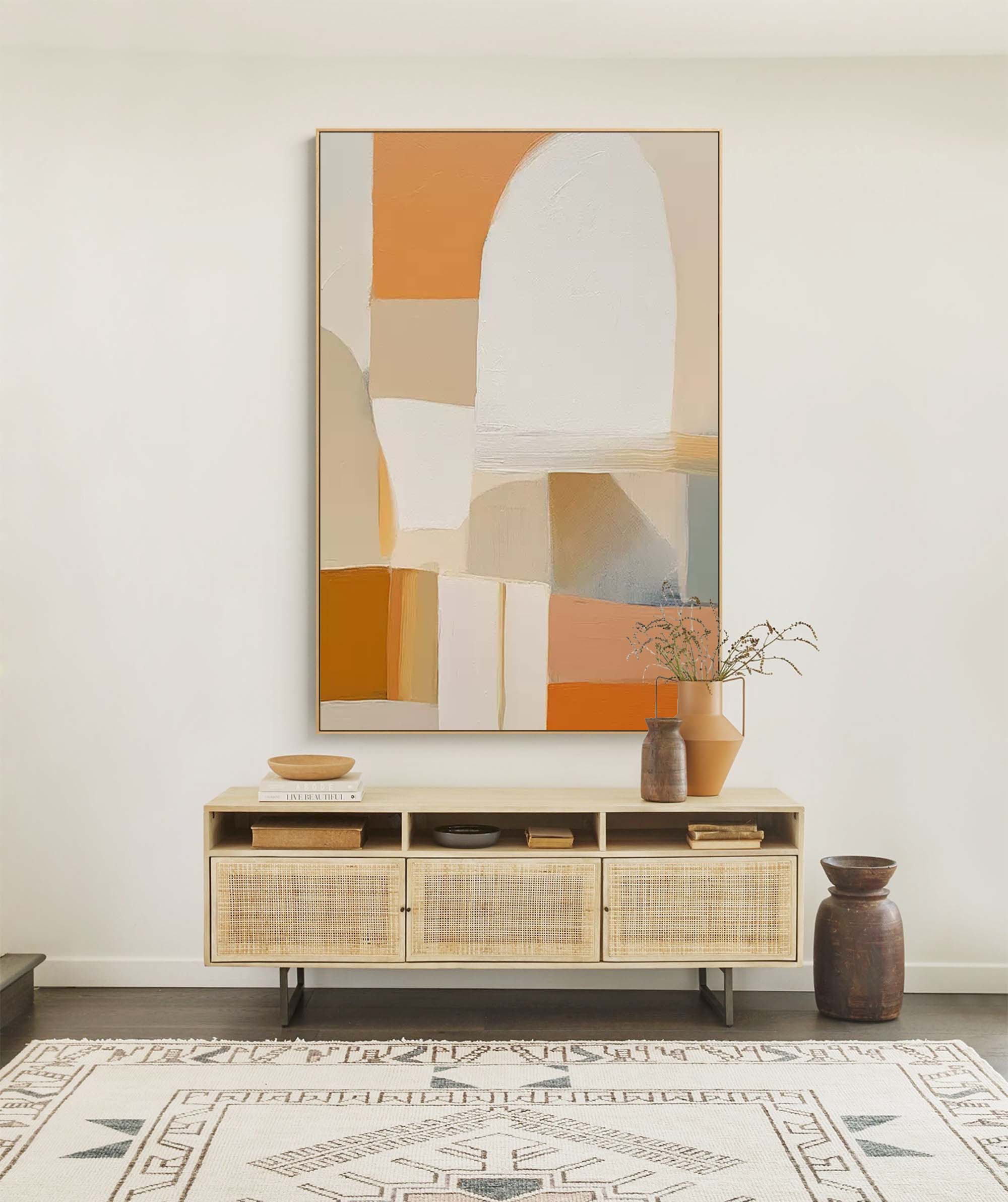 Geometric Canvas Art #GE011