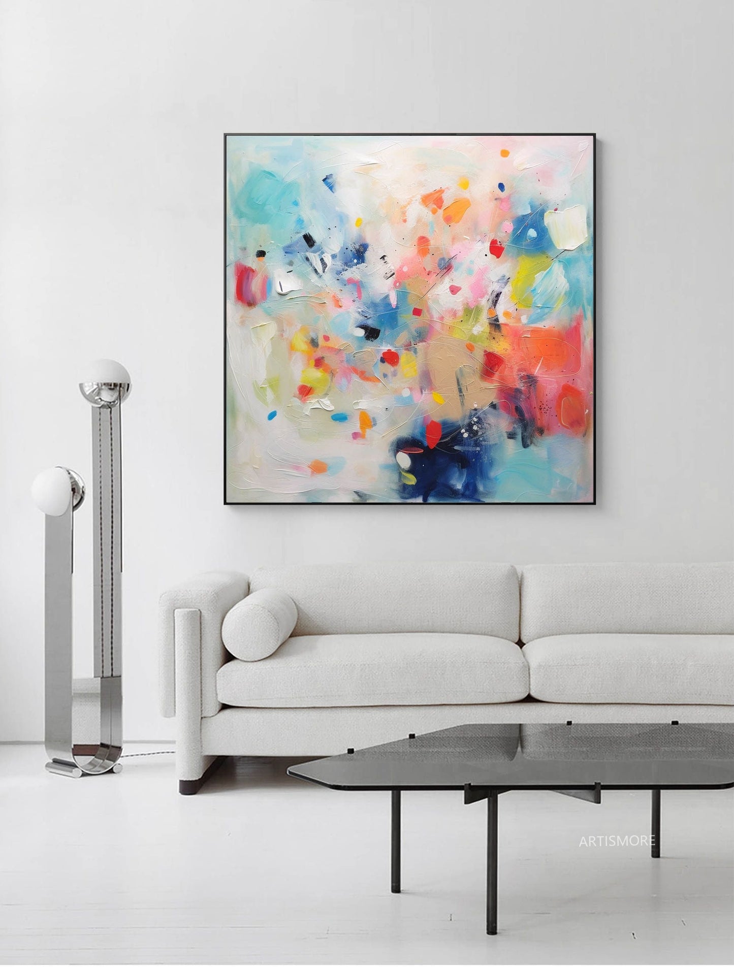 Joyful Dream - Abstract Art Colorful Painting, Modern Expressionist Art