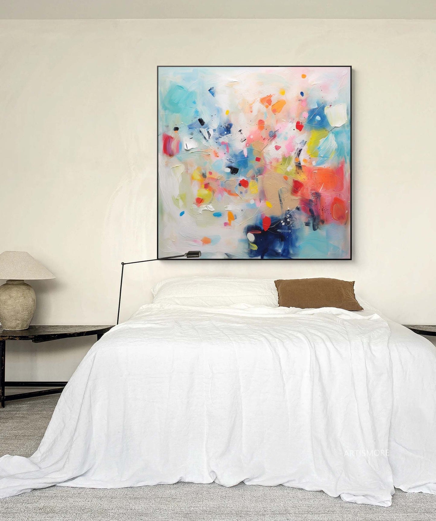 Joyful Dream - Abstract Art Colorful Painting, Modern Expressionist Art