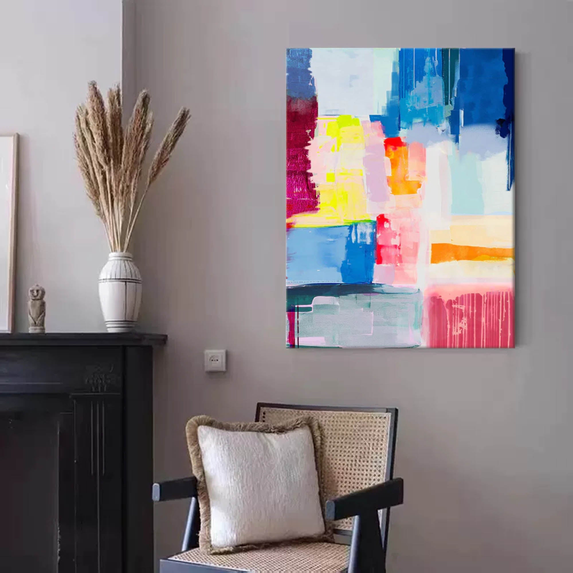 Abstract Canvas Art #AB003