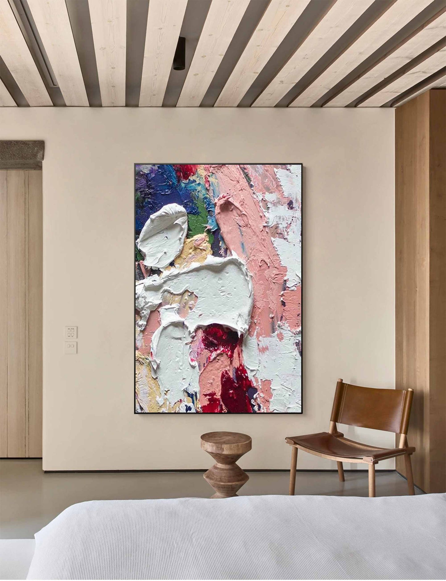 Artist's Palette - Colorful Abstract Palette Knife Painting